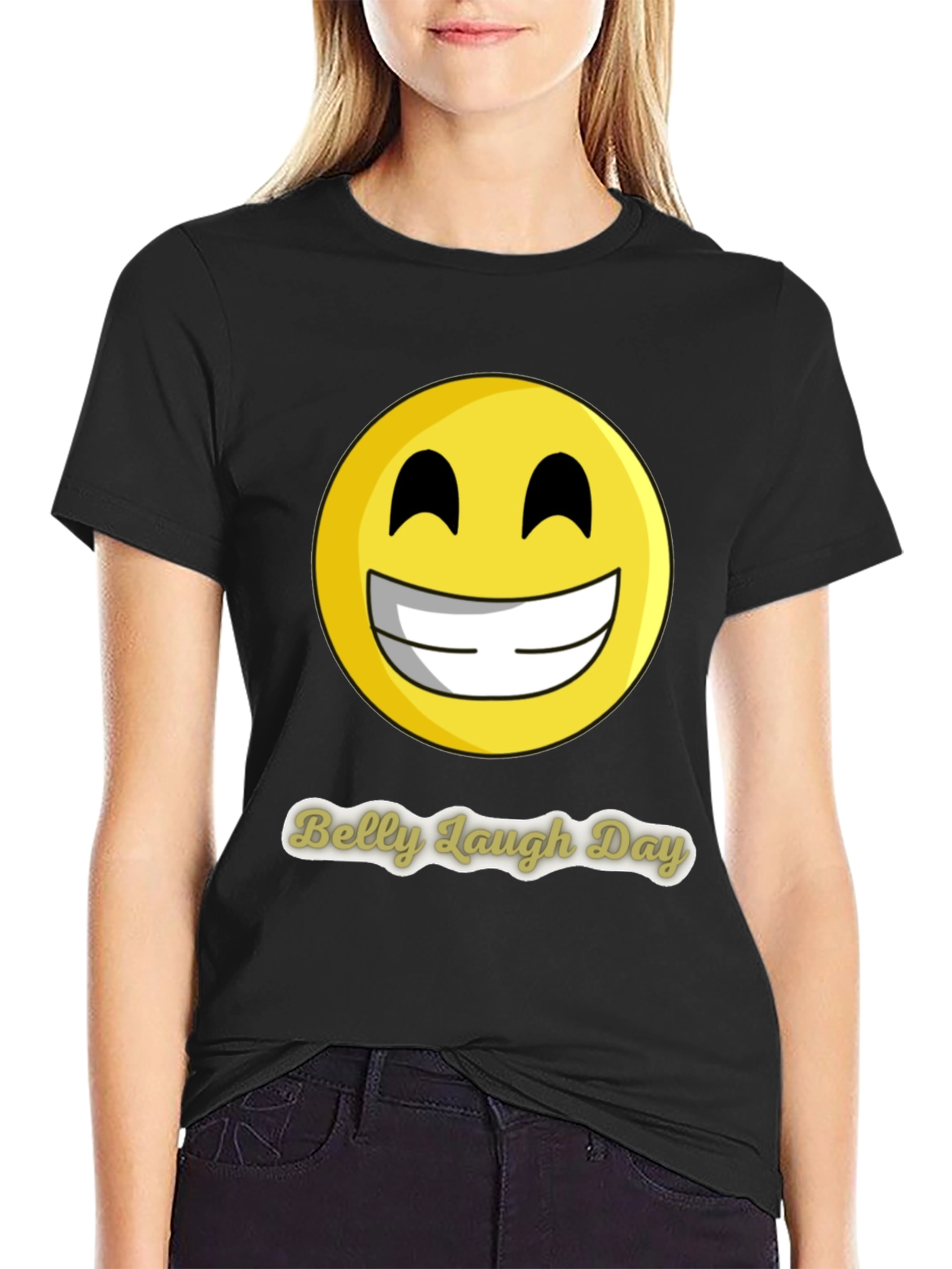 Belly Laugh Day T-Shirt - Smiley Face