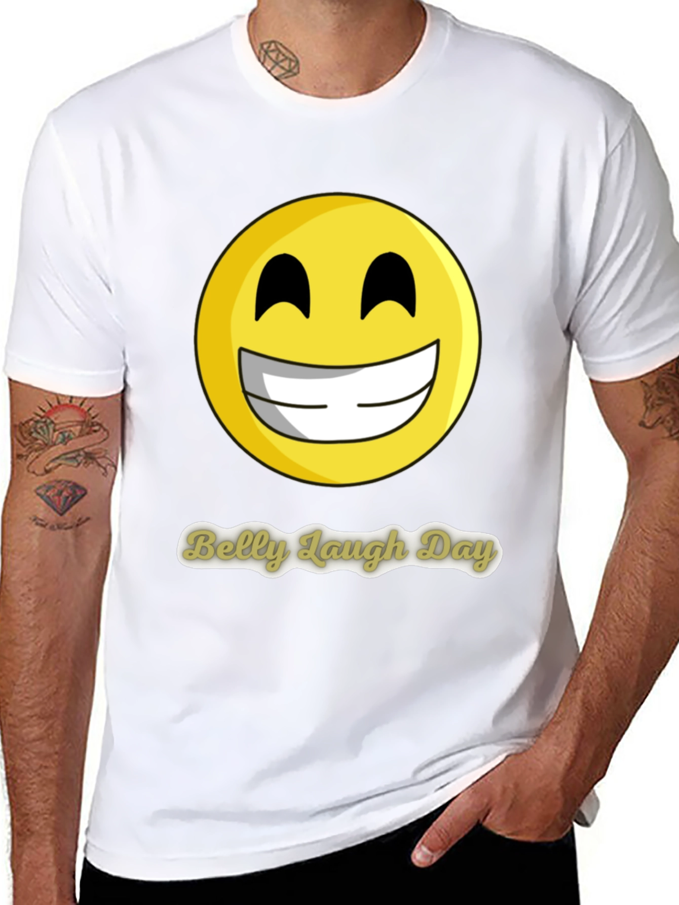 Belly Laugh Day T-Shirt - Smiley Face