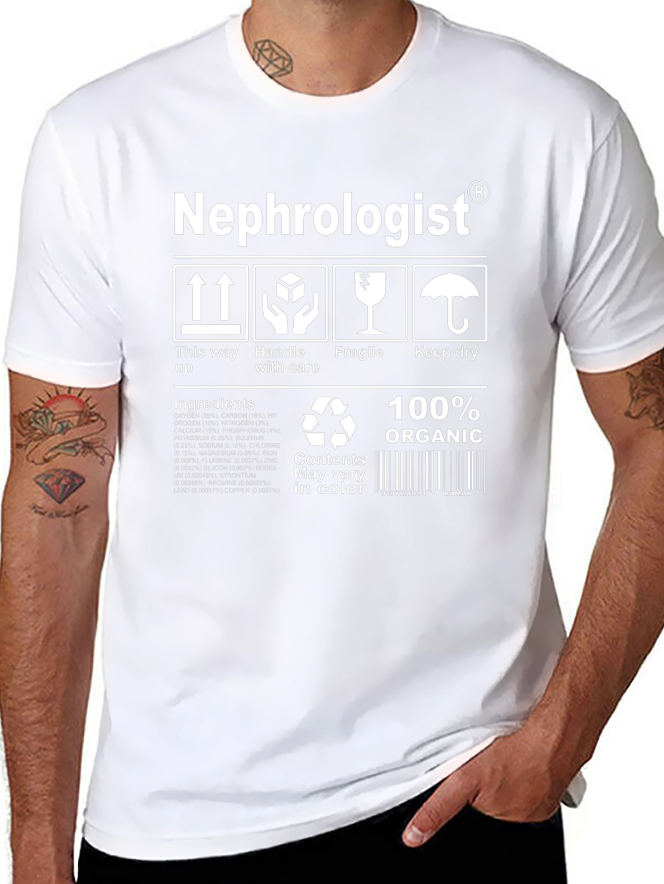 Nephrologist Organic T-Shirt: Handle with Care