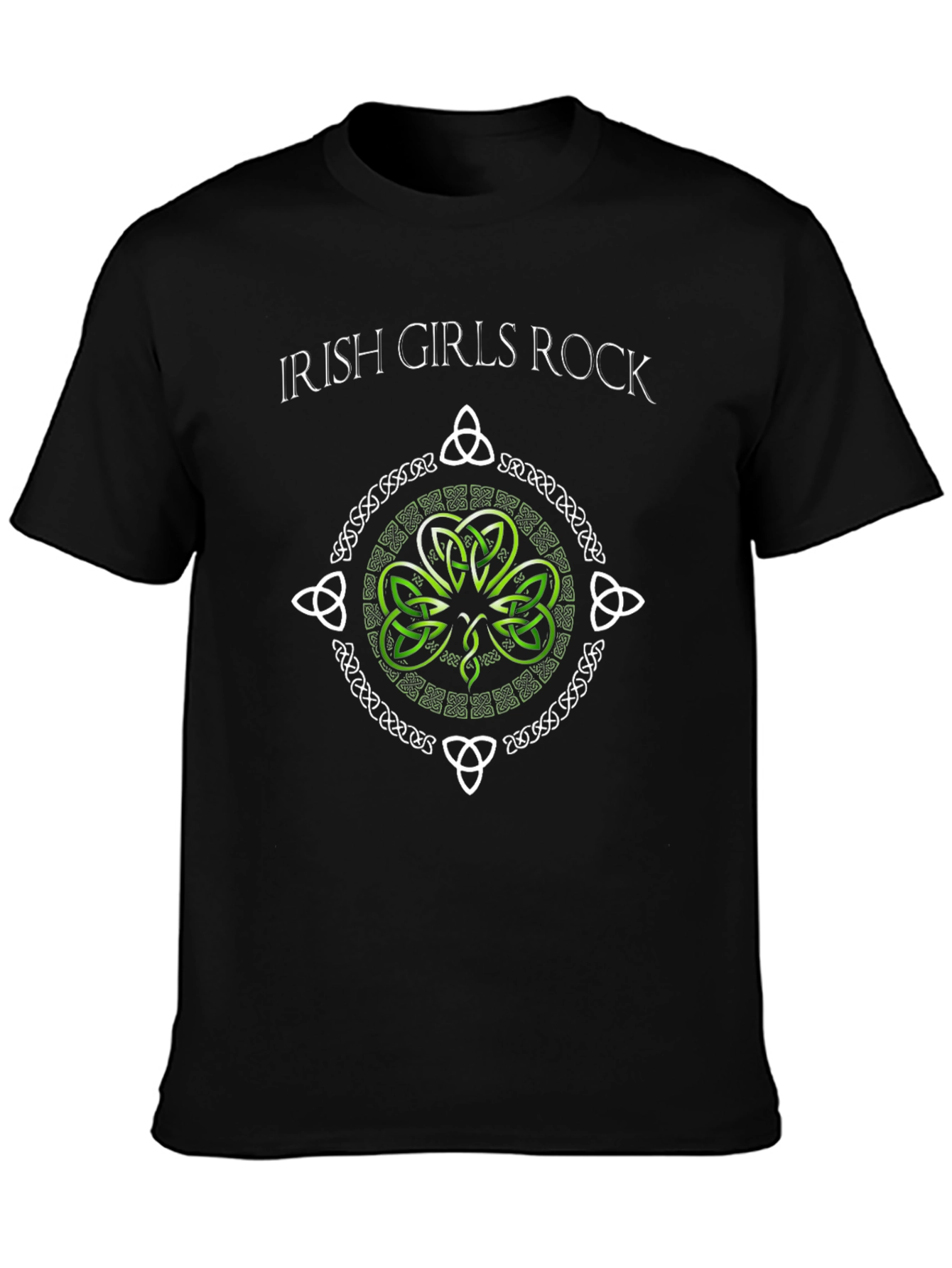 Irish Girls Rock Shamrock T-Shirt