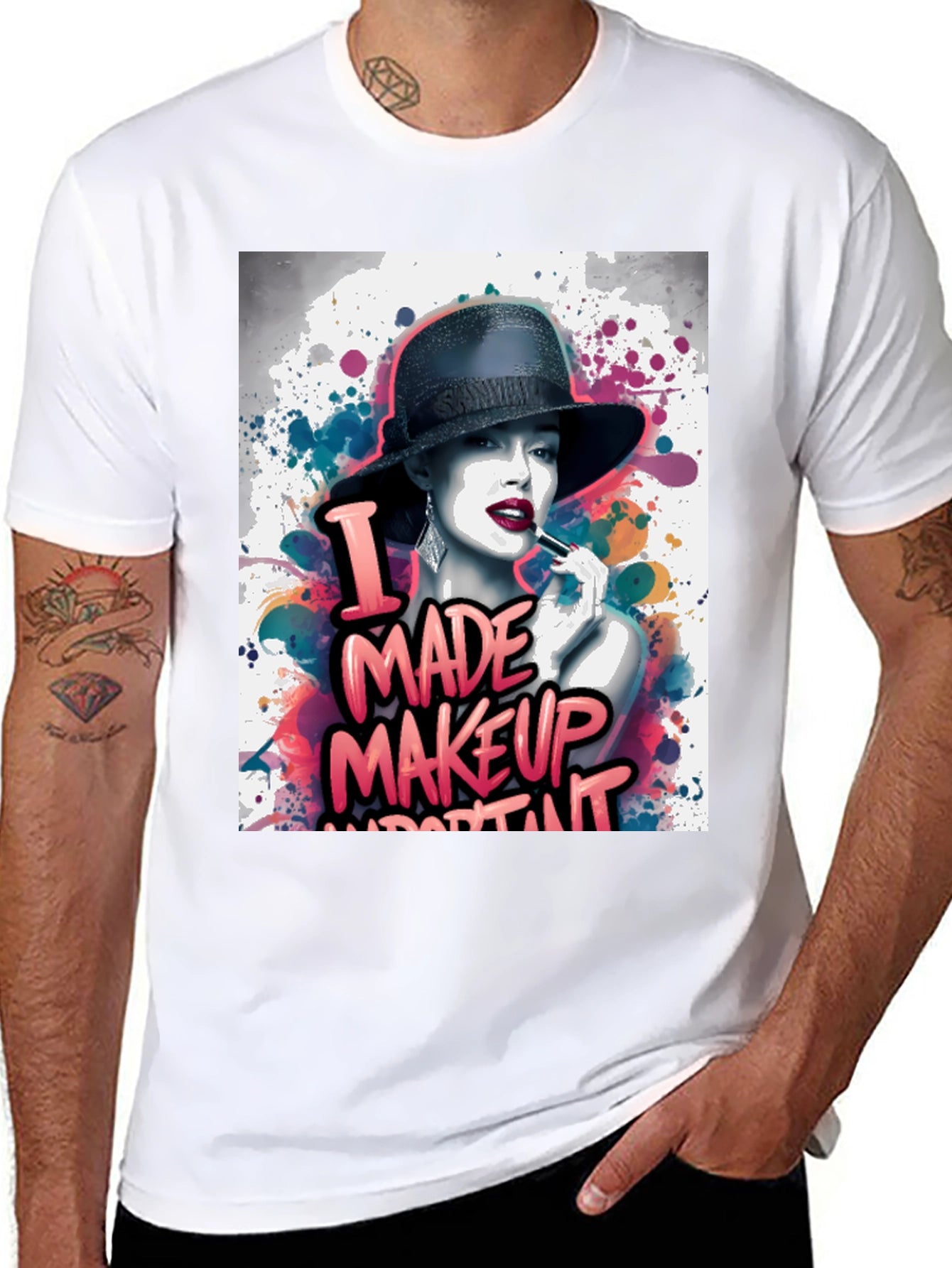 Makeup Art Tee: I Made Makeup Important