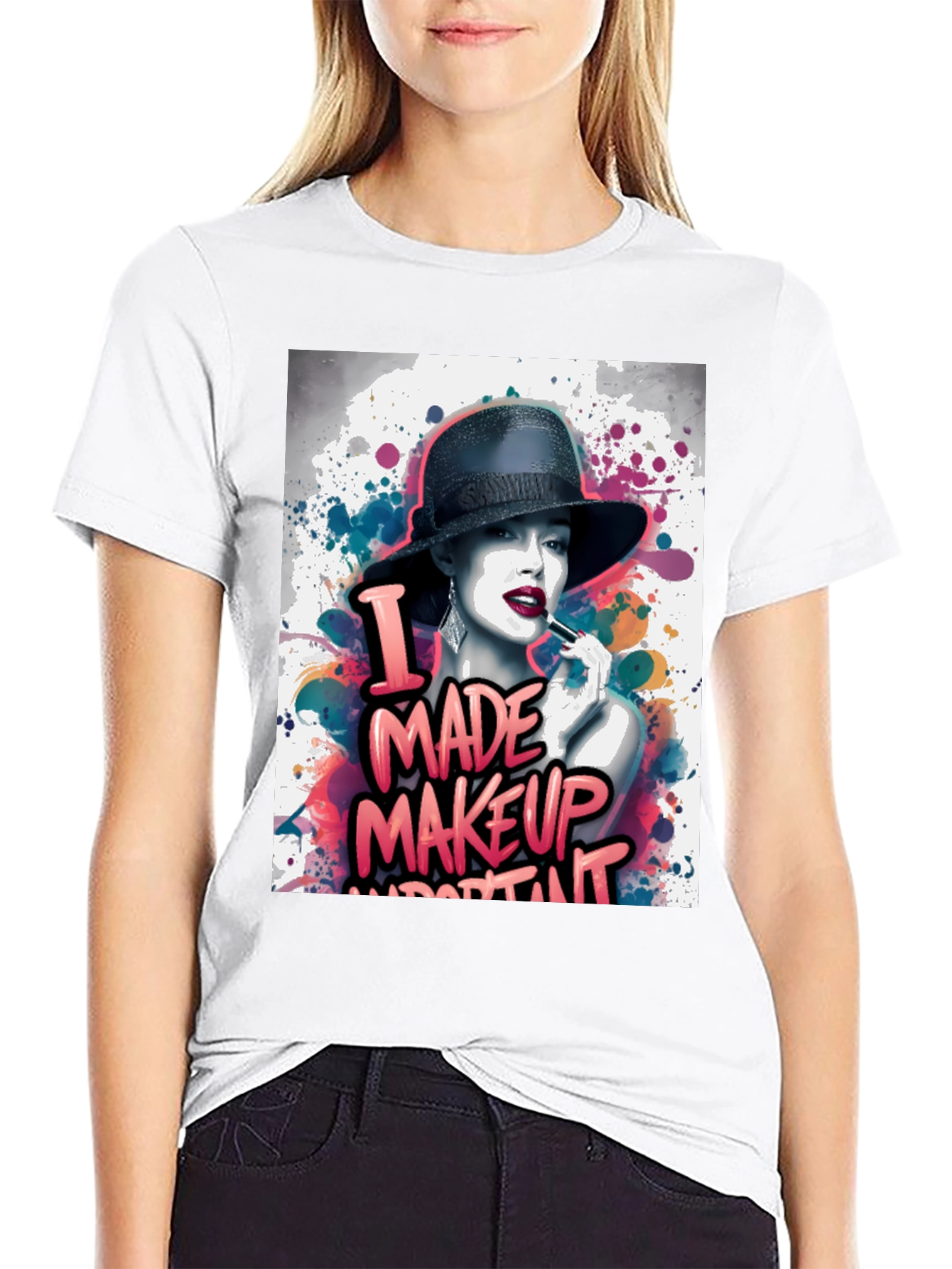 Makeup Art Tee: I Made Makeup Important