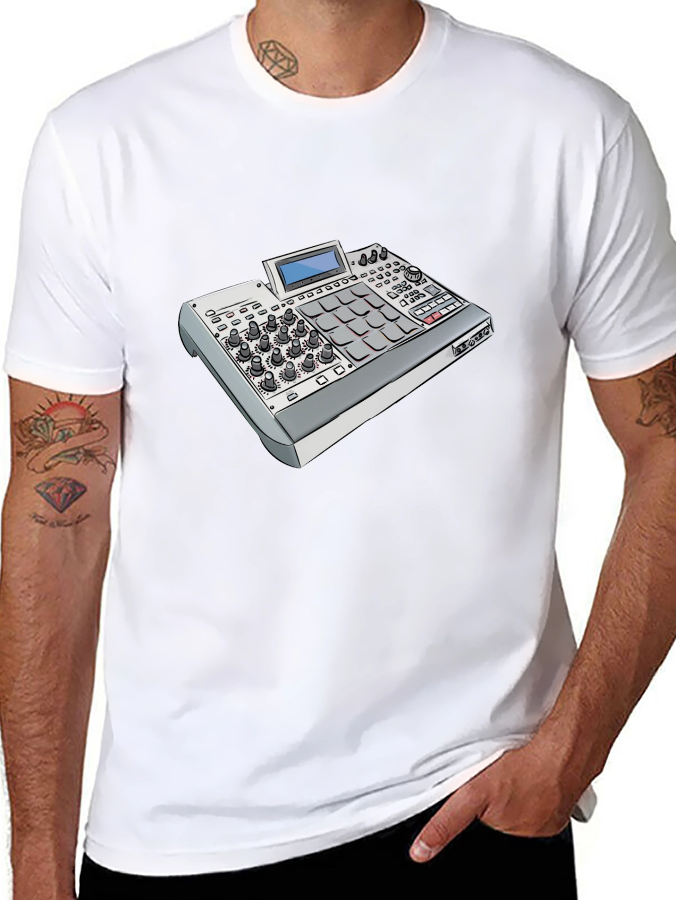 MPC Beat Machine Graphic T-Shirt - Music Producer Tee