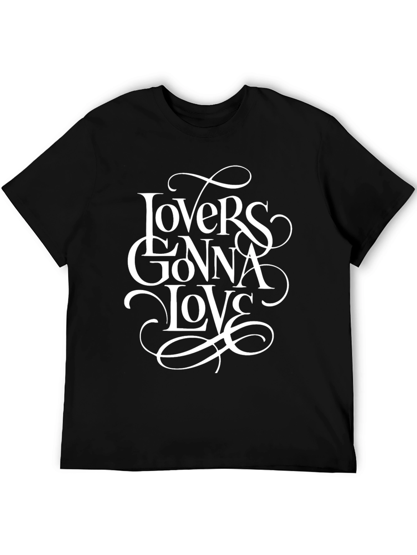Lovers Gonna Love Graphic Tee - Black