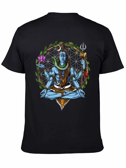 Shiva Graphic Tee - Sacred Geometry Design