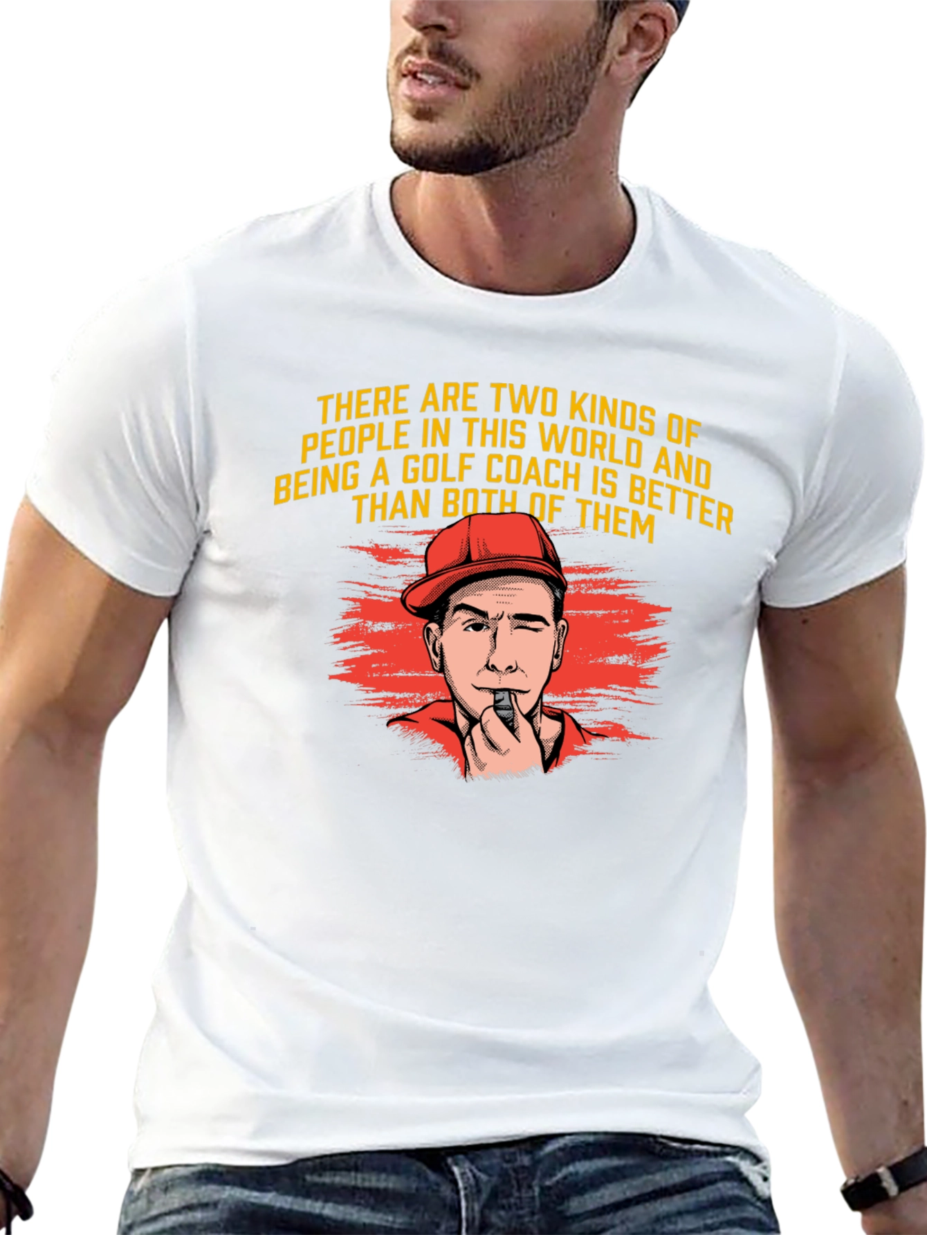 Golf Coach T-Shirt - Two Kinds of People Tee