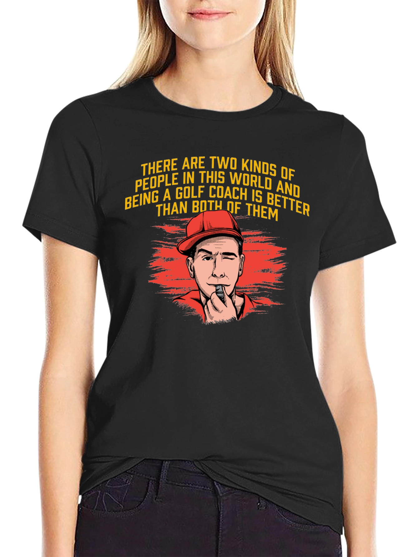 Golf Coach T-Shirt - Two Kinds of People Tee