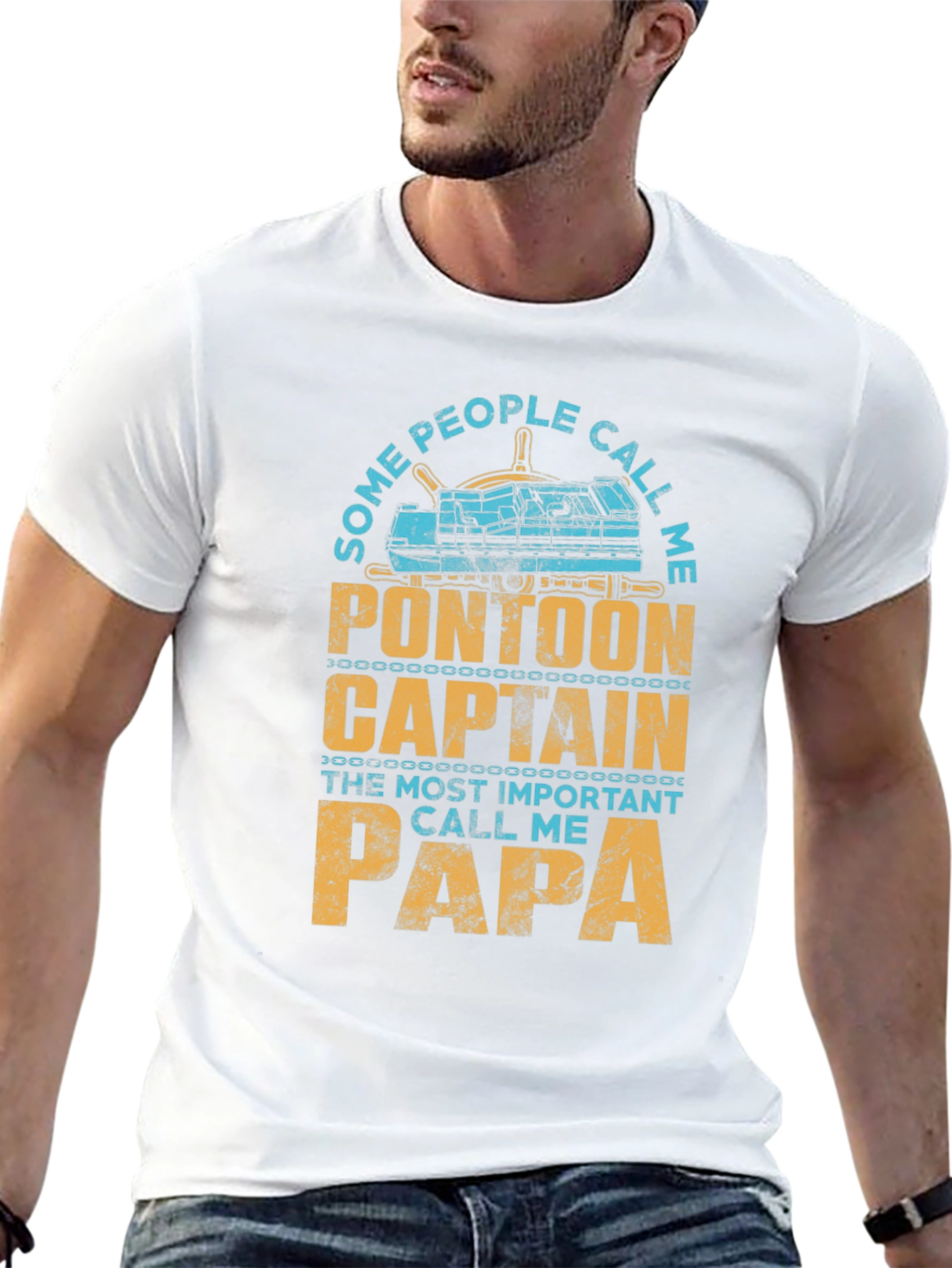 Pontoon Captain Papa T-Shirt
