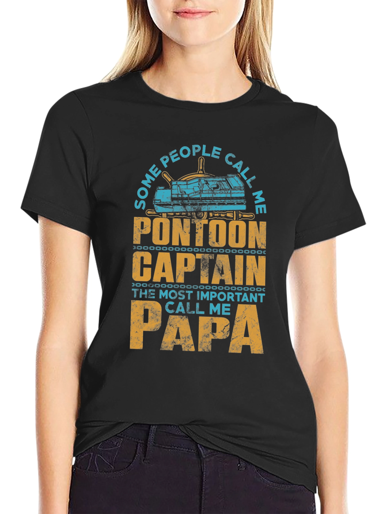 Pontoon Captain Papa T-Shirt