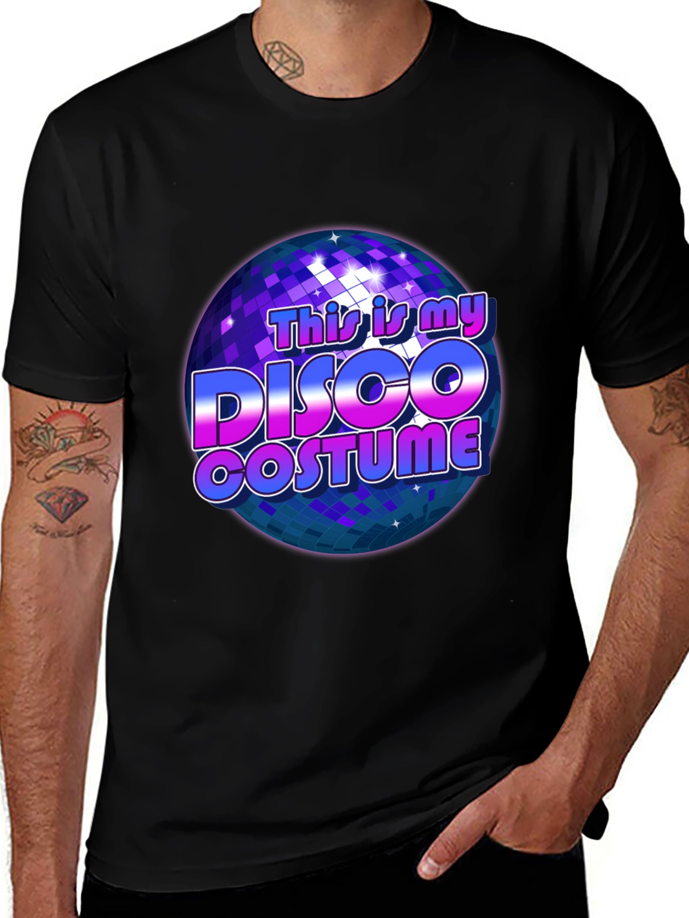Disco Costume T-Shirt - Retro Party Outfit