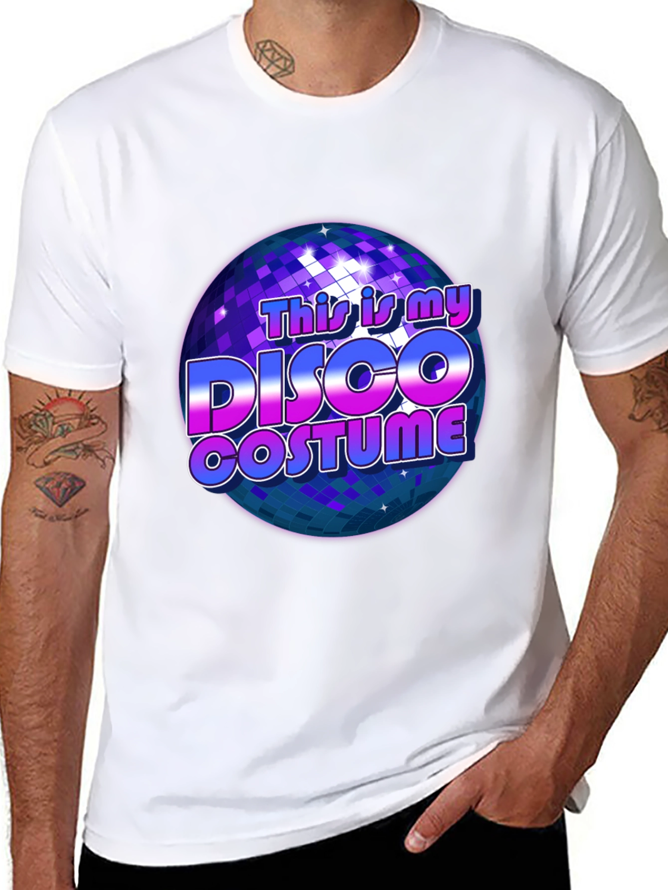 Disco Costume T-Shirt - Retro Party Outfit