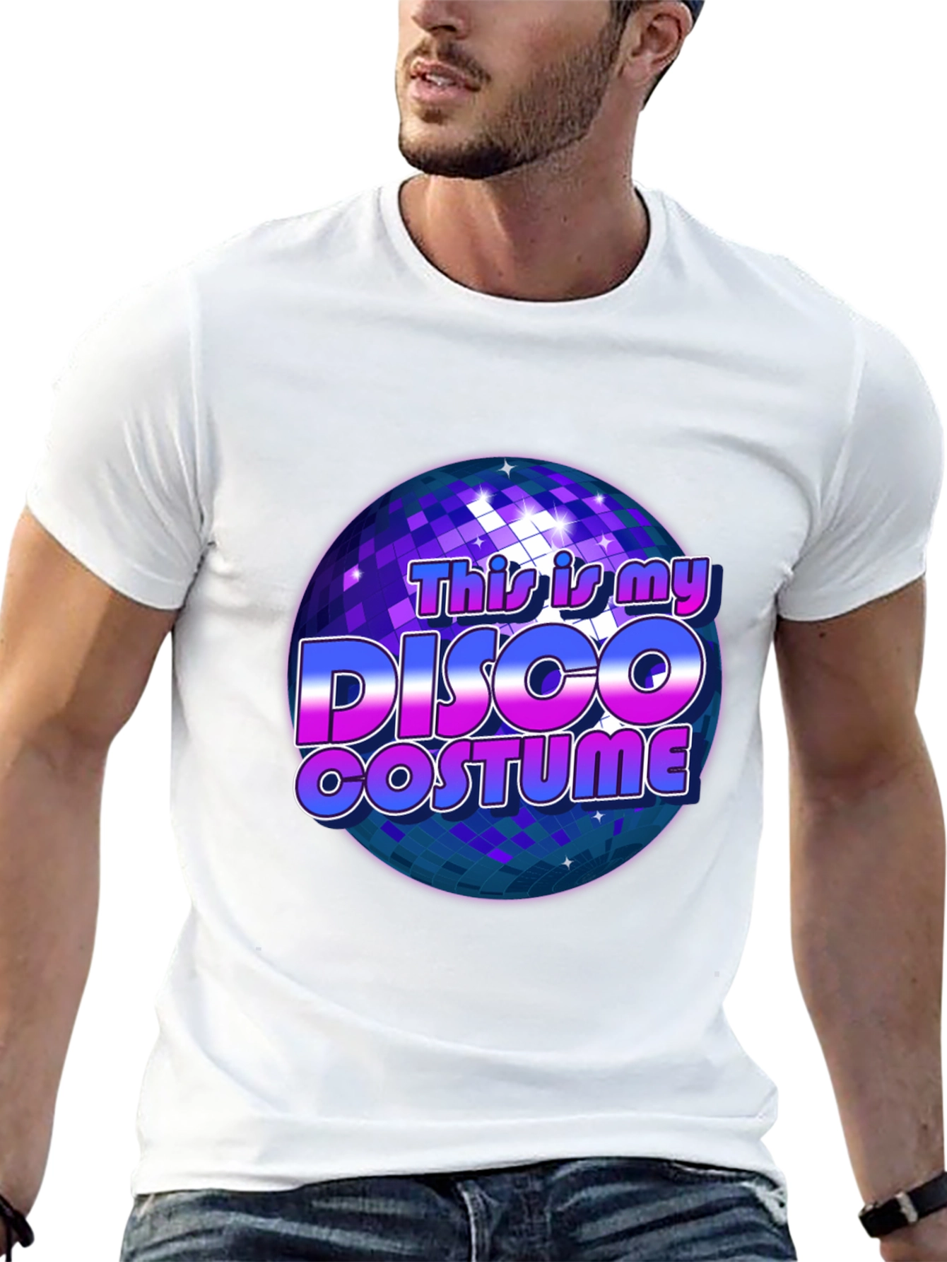 Disco Costume T-Shirt - Retro Party Outfit