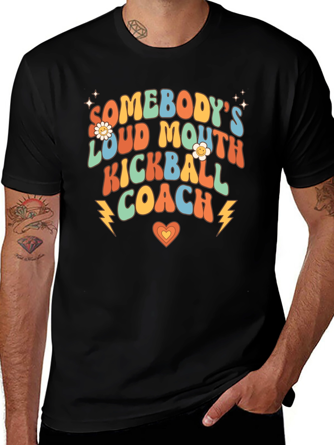 Somebodys Loud Mouth Kickball Coach Tee