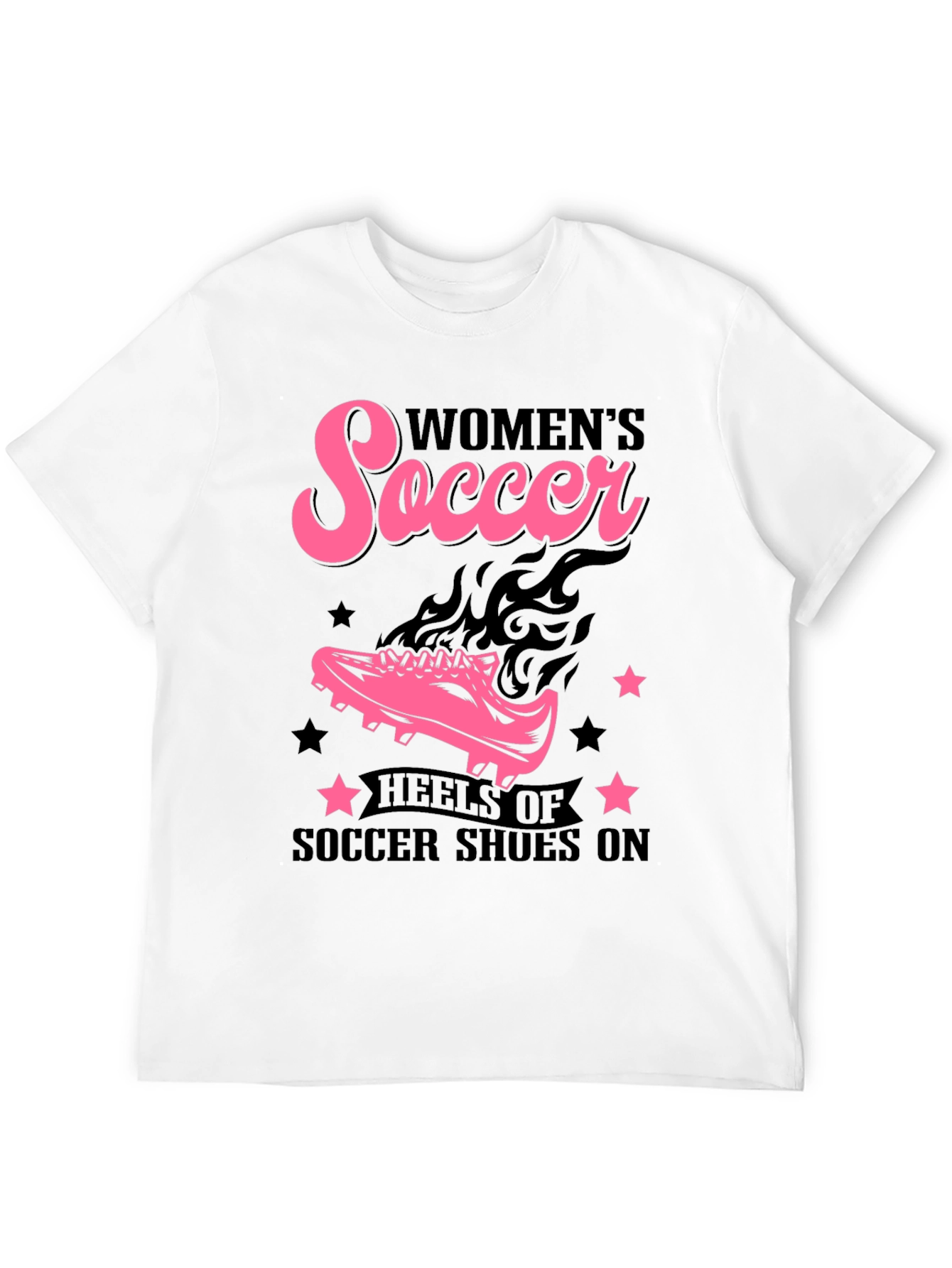 Womens Soccer Heels T-Shirt