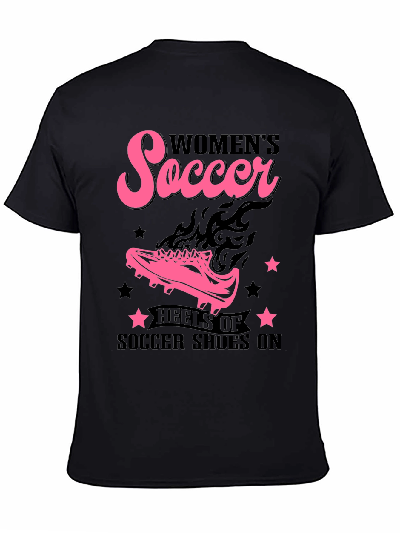 Womens Soccer Heels T-Shirt