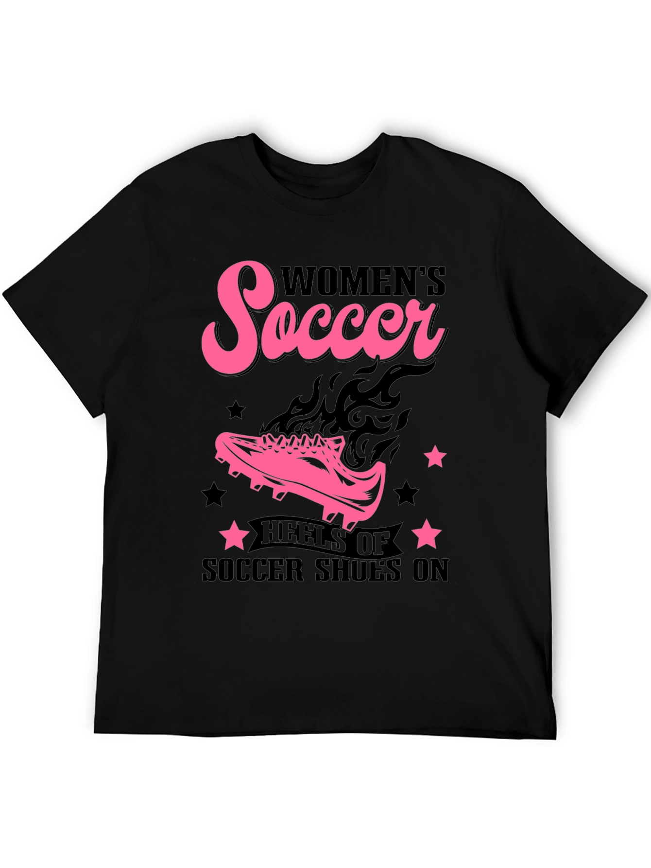 Womens Soccer Heels T-Shirt