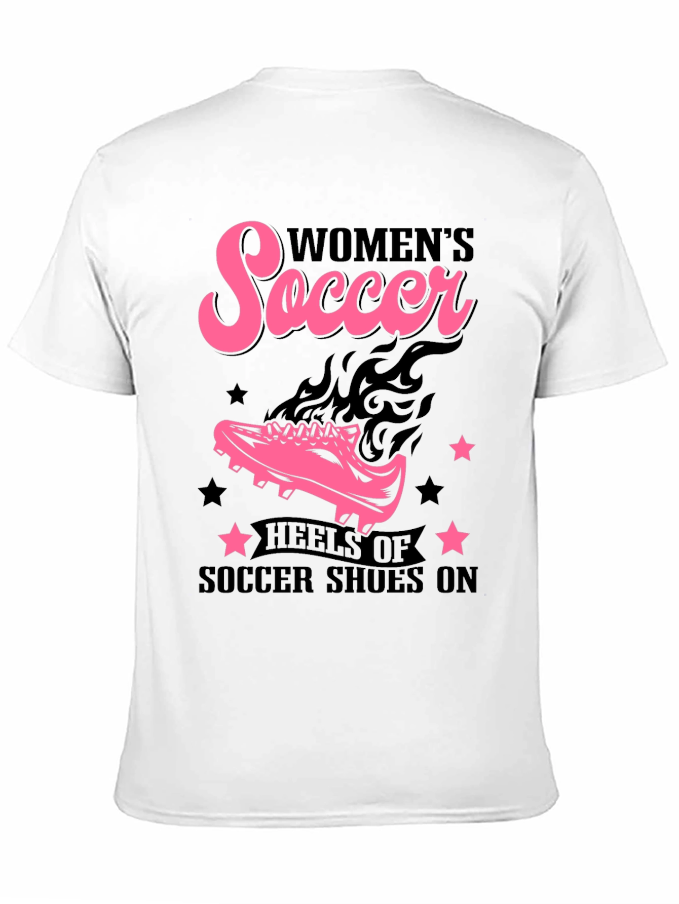Womens Soccer Heels T-Shirt