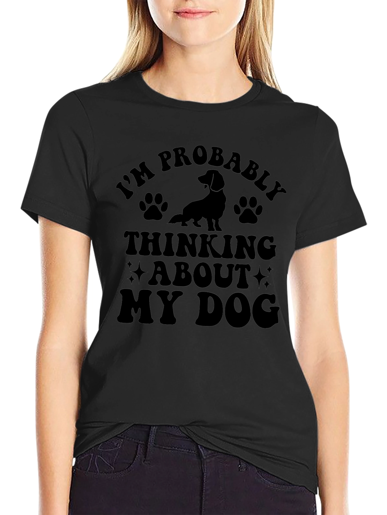 Im Probably Thinking About My Dog T-Shirt