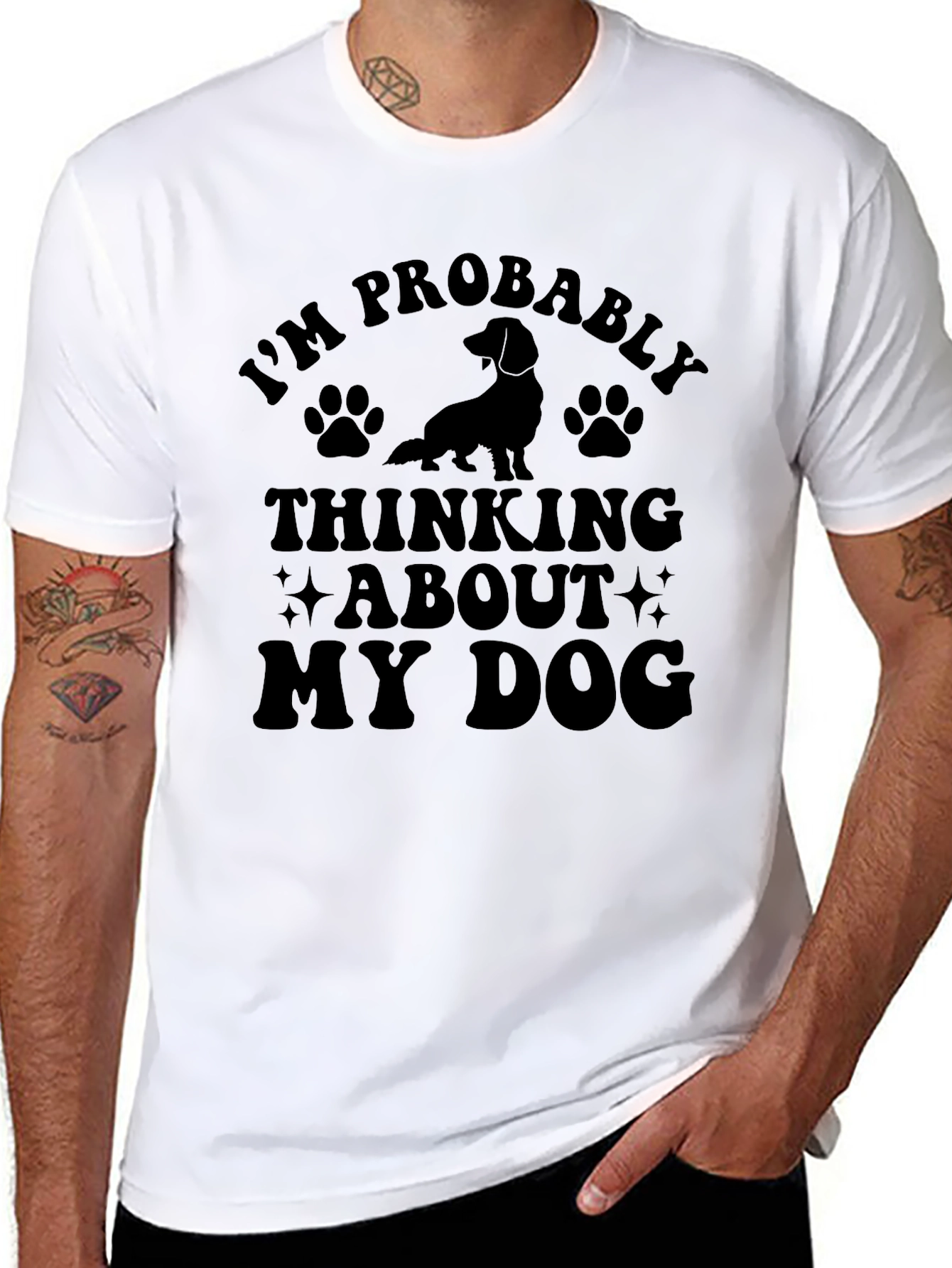 Im Probably Thinking About My Dog T-Shirt