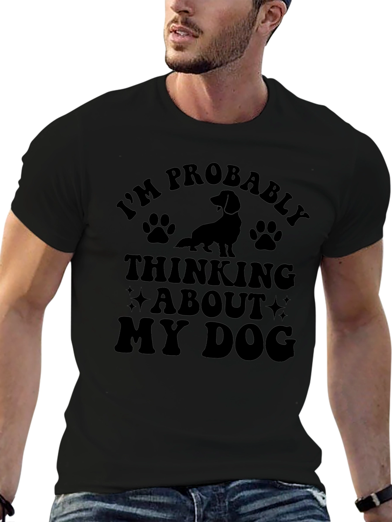 Im Probably Thinking About My Dog T-Shirt