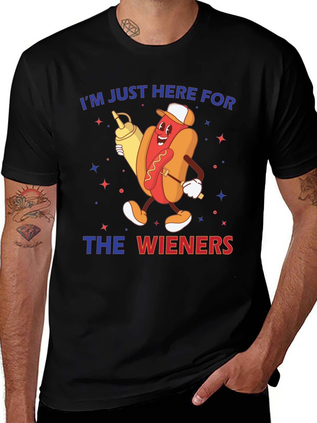 Im Just Here for the Wieners T-Shirt