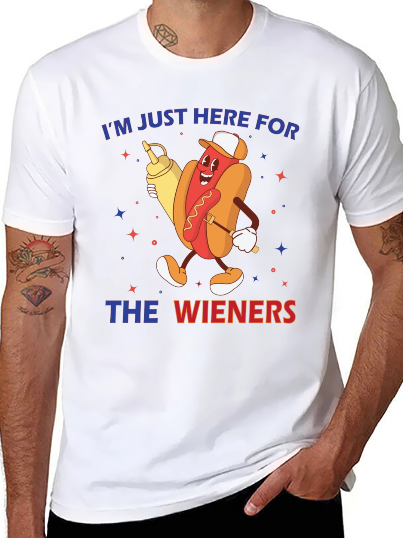 Im Just Here for the Wieners T-Shirt