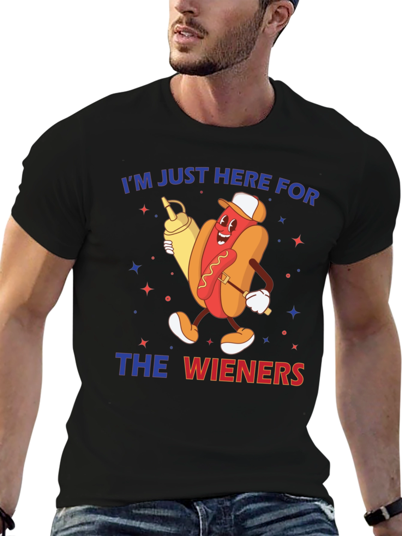 Im Just Here for the Wieners T-Shirt