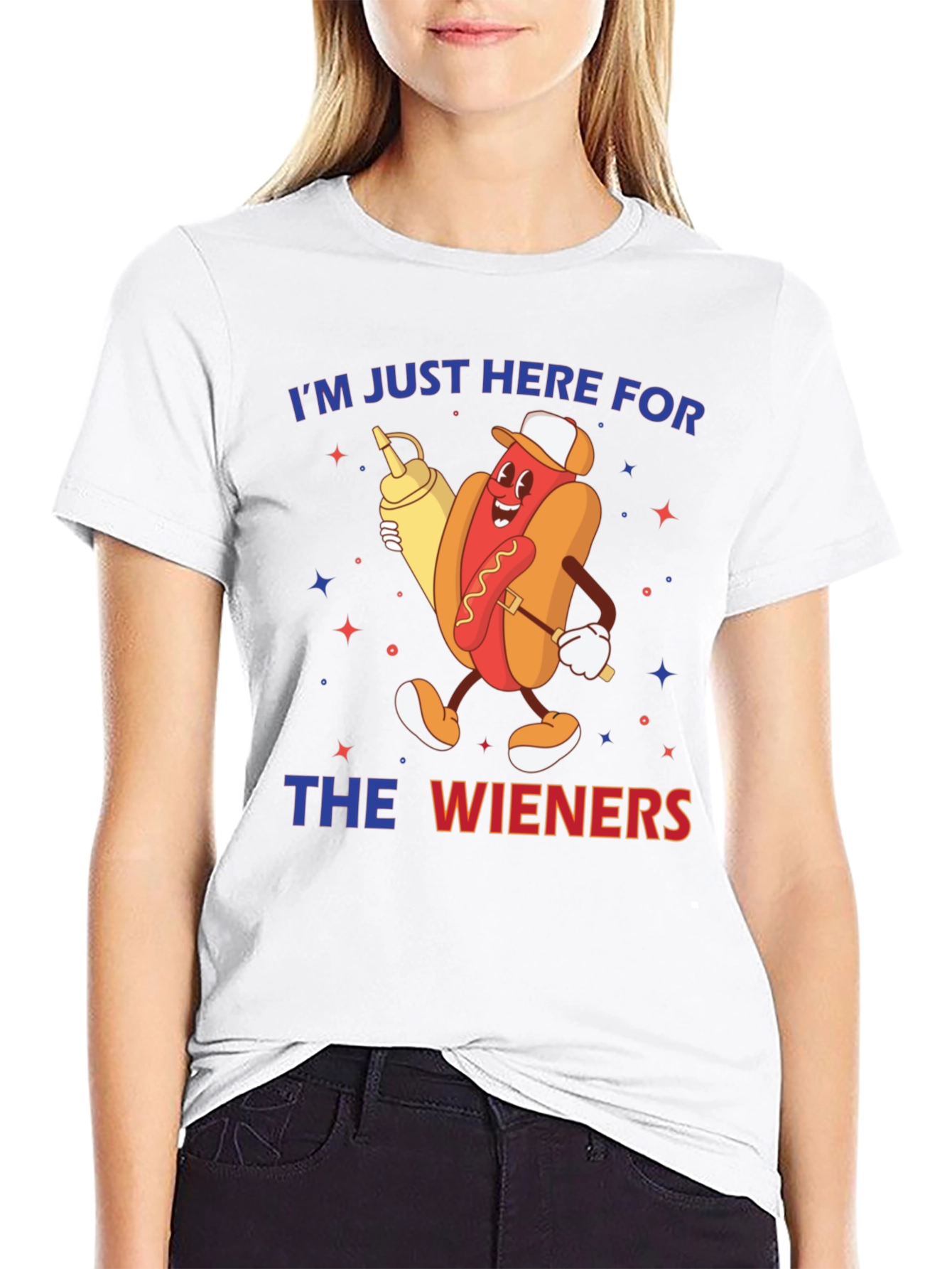 Im Just Here for the Wieners T-Shirt