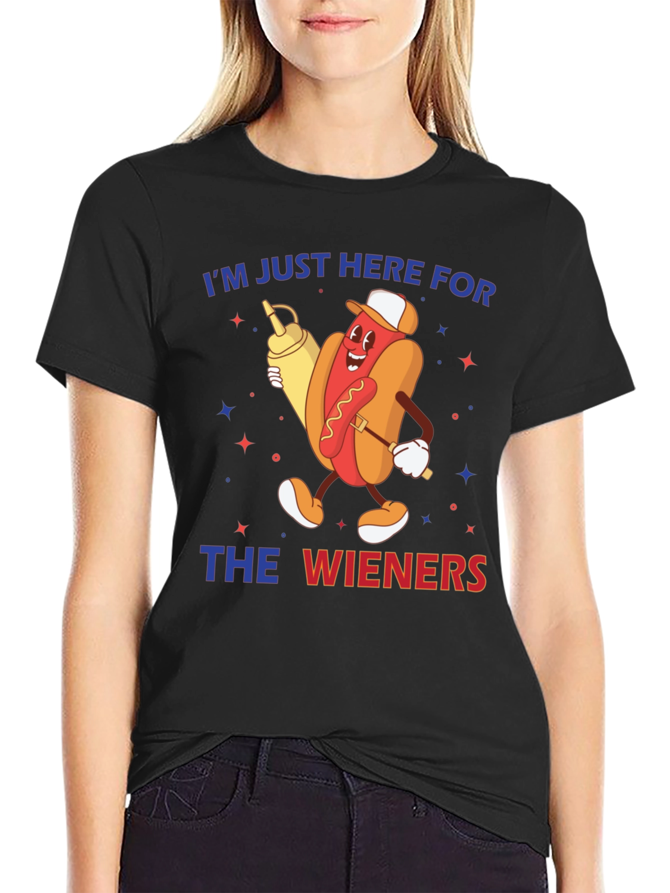 Im Just Here for the Wieners T-Shirt