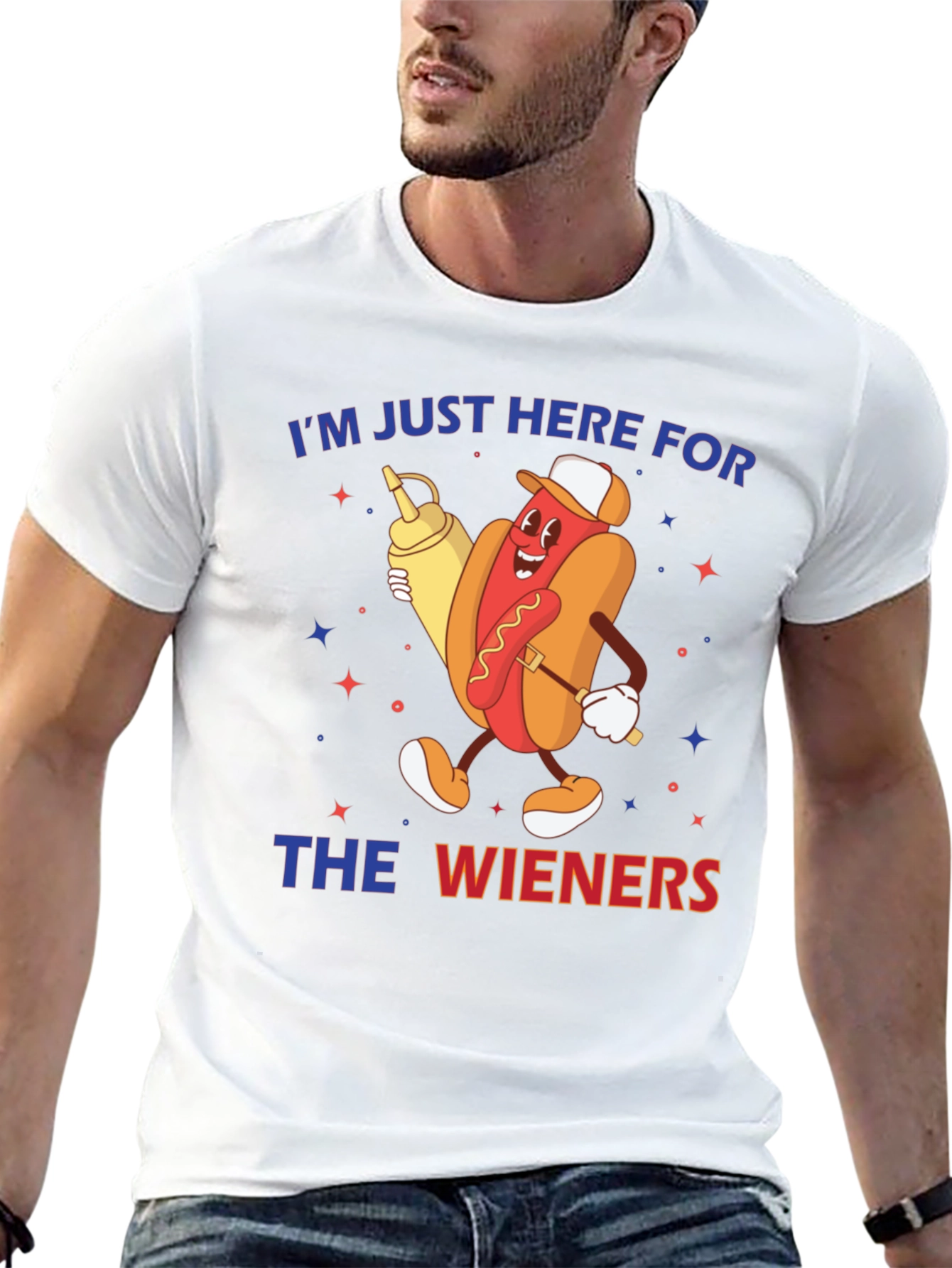 Im Just Here for the Wieners T-Shirt