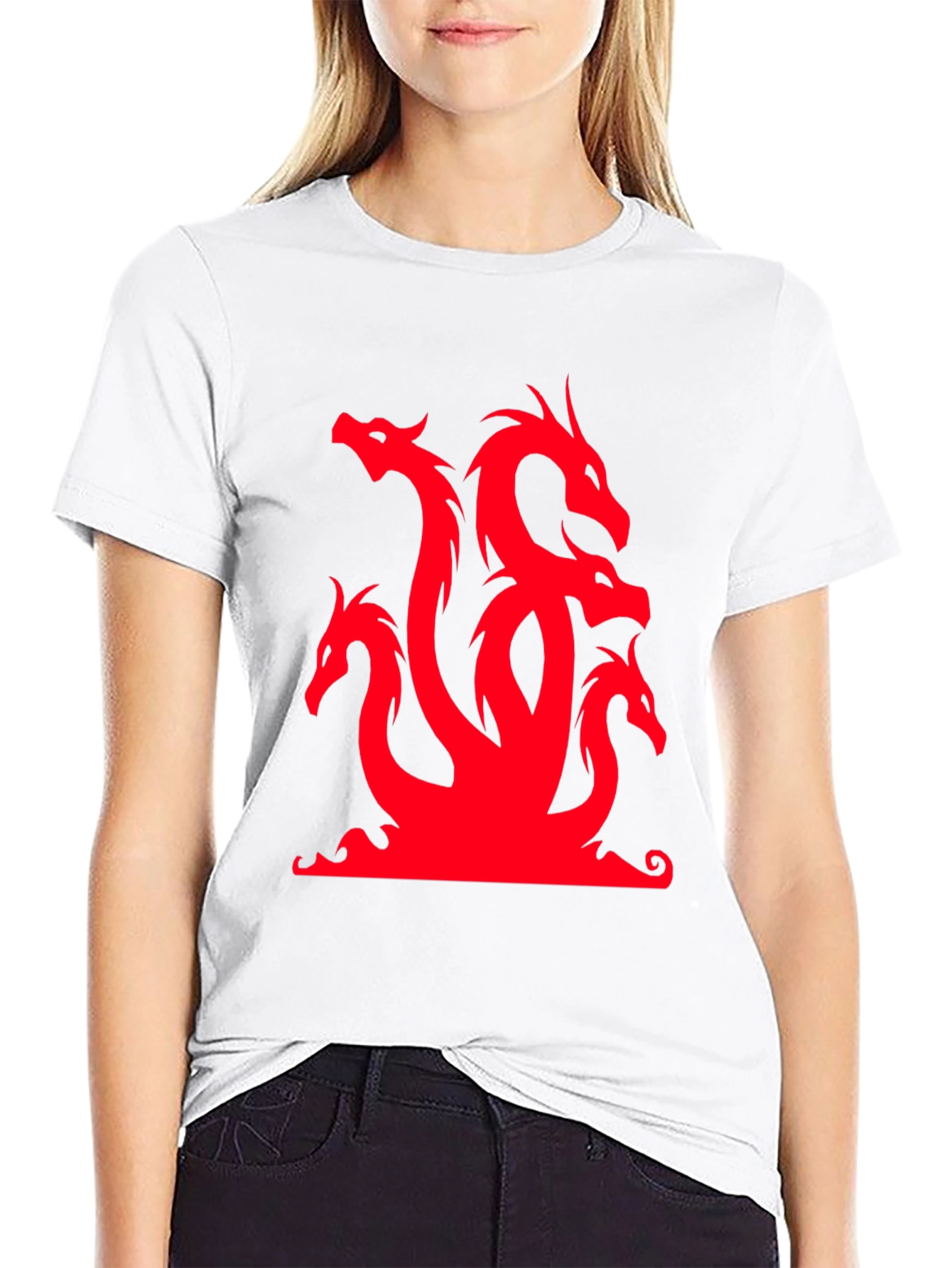 Hydra Graphic Tee - Mythical 5-Headed Dragon T-Shirt
