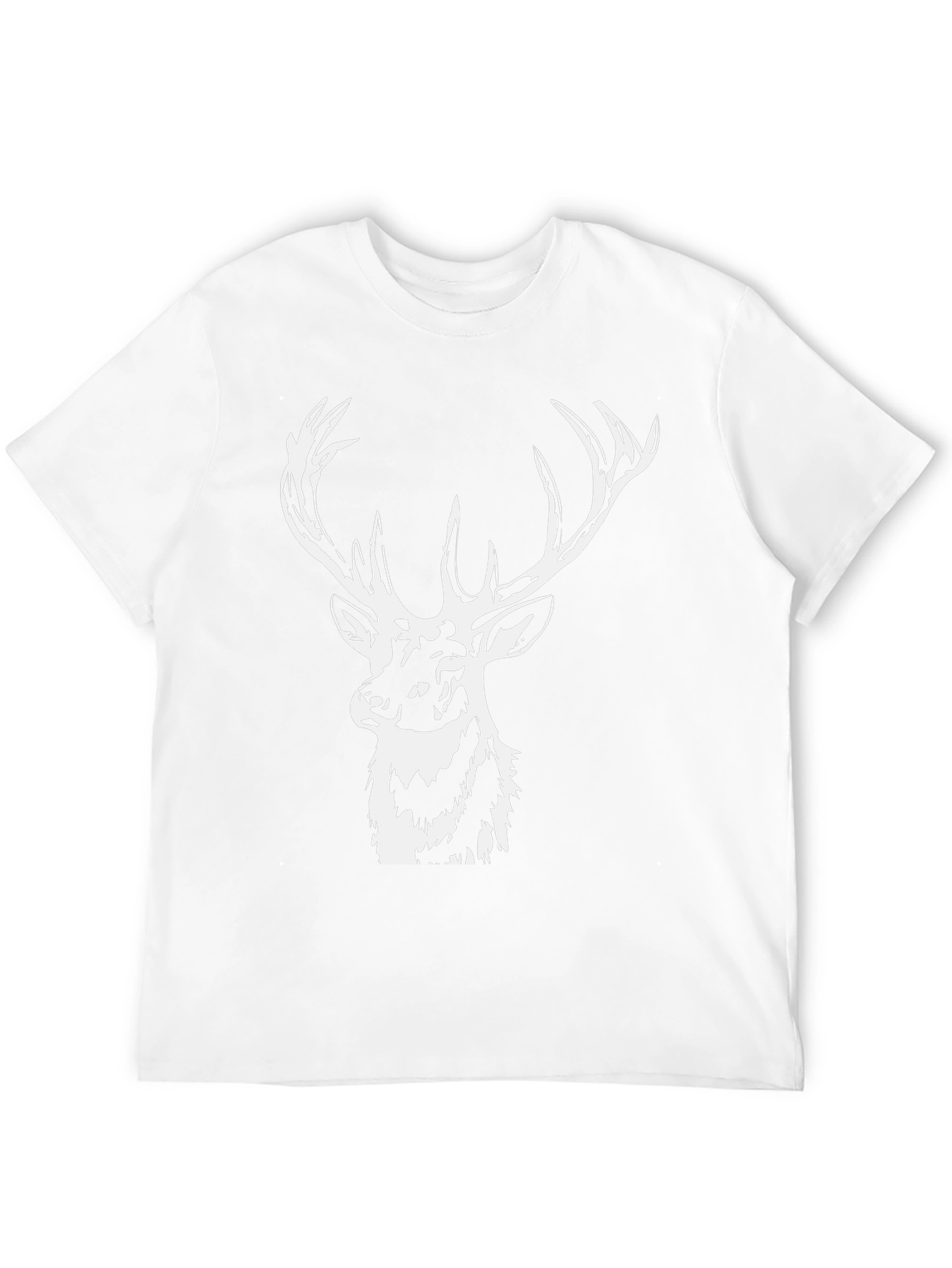 Black Deer Graphic Tee - Stylish Mens Shirt