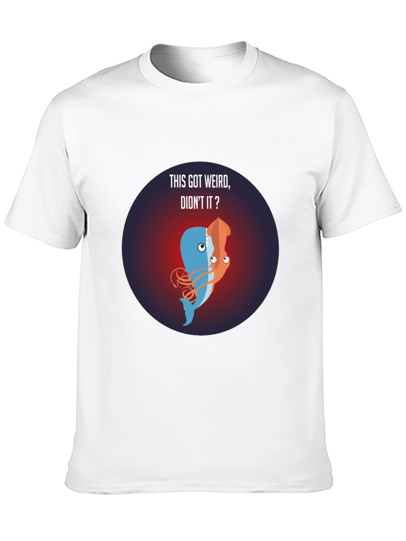 Weird Whale-Squid Fusion T-Shirt