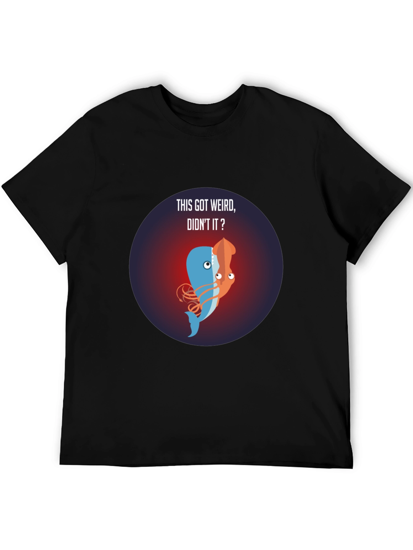 Weird Whale-Squid Fusion T-Shirt