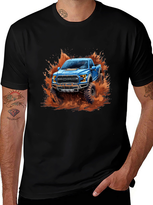 Ford Raptor Truck T-Shirt - Mudding Design
