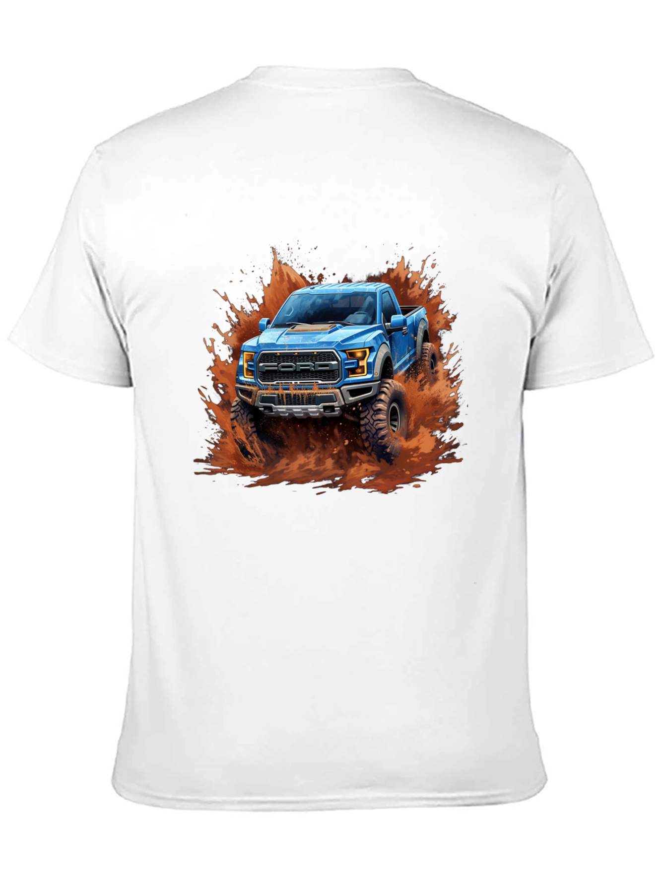 Ford Raptor Truck T-Shirt - Mudding Design