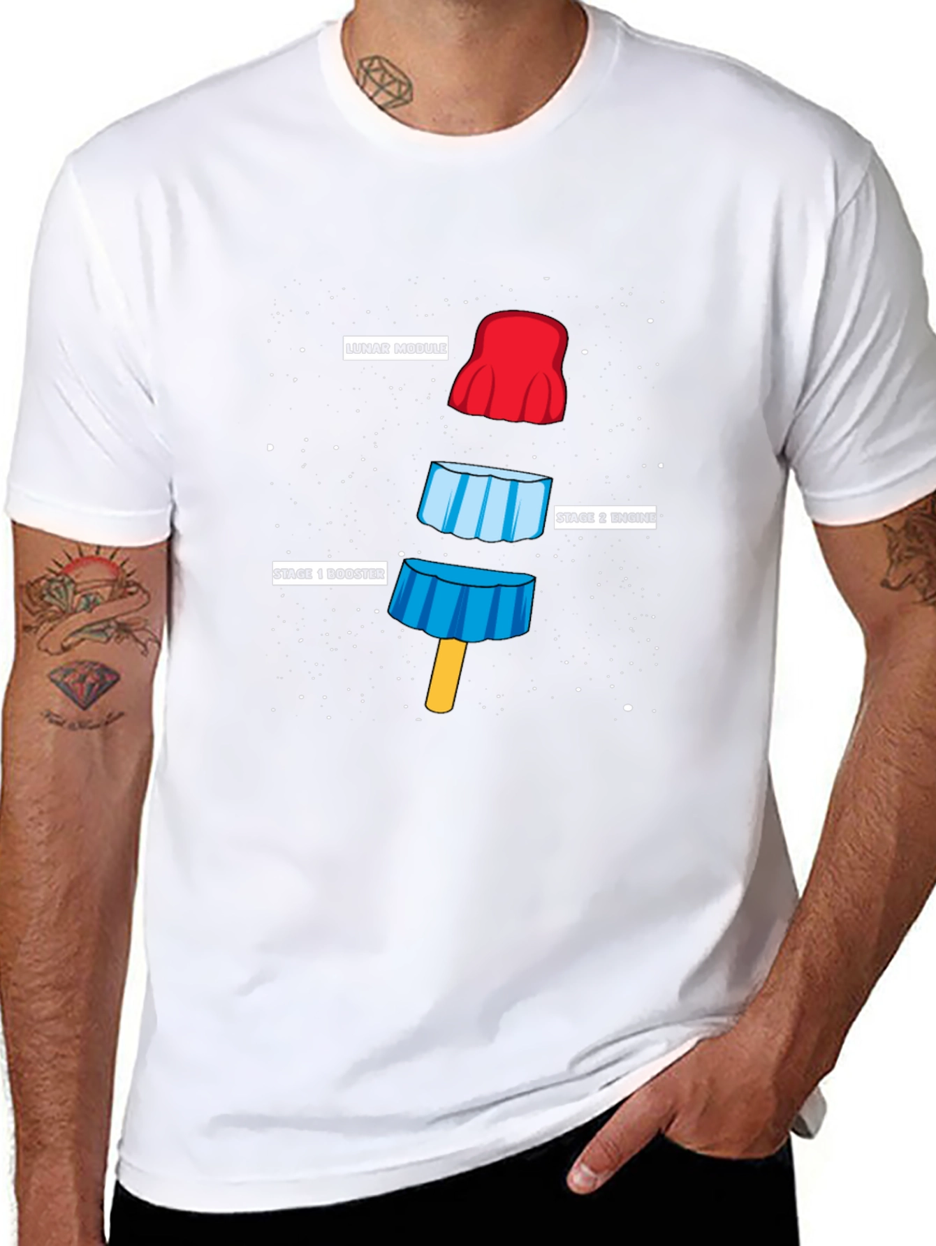 Rocket Pop T-Shirt - Space Humor Tee