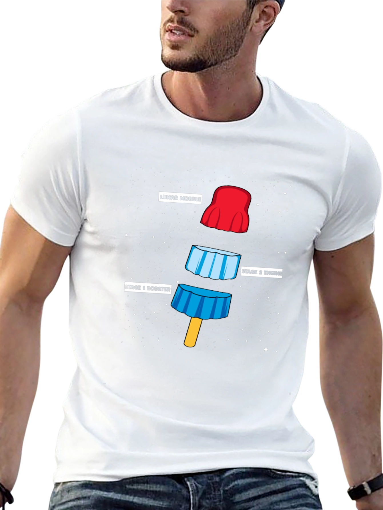 Rocket Pop T-Shirt - Space Humor Tee