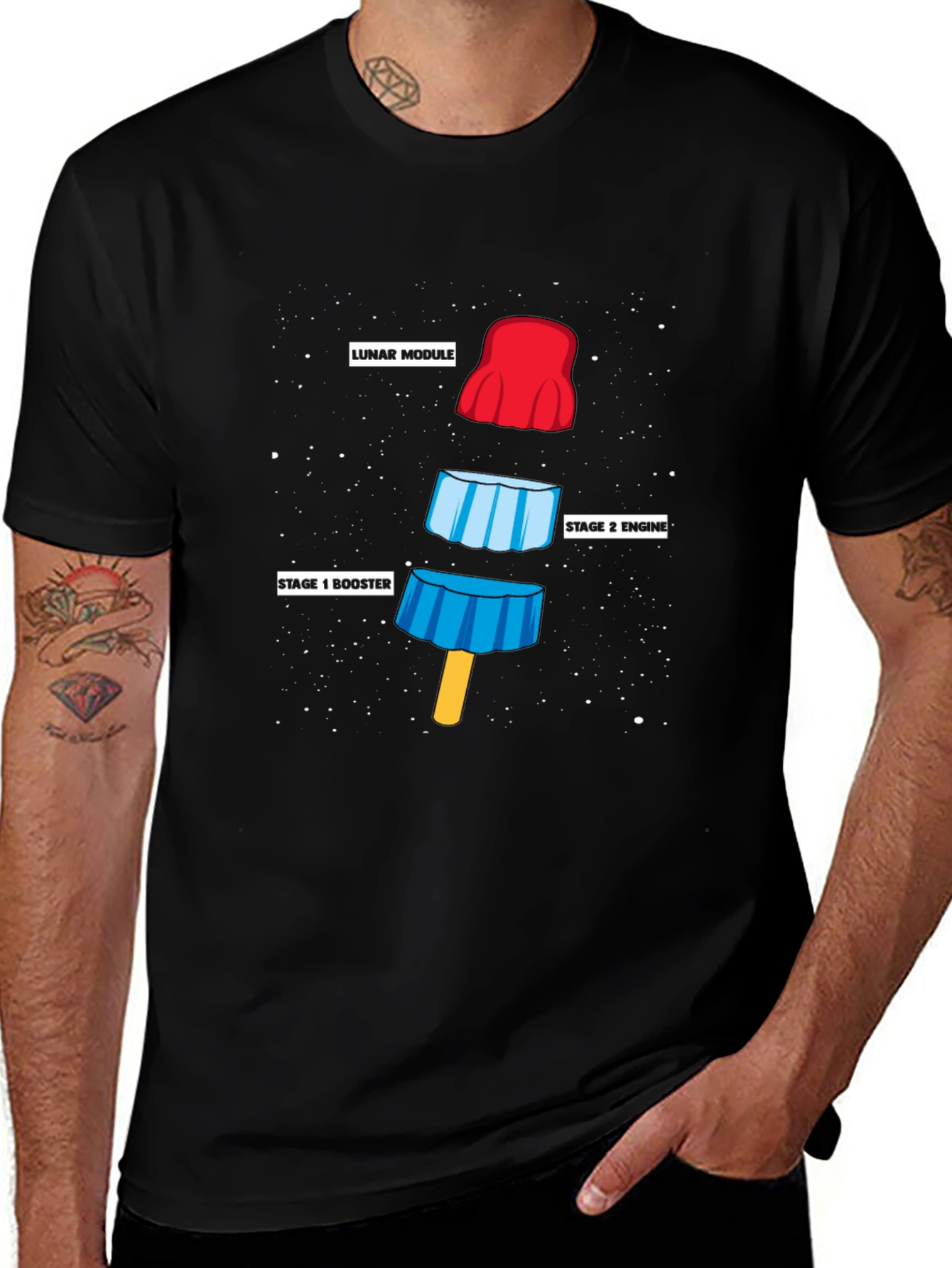 Rocket Pop T-Shirt - Space Humor Tee