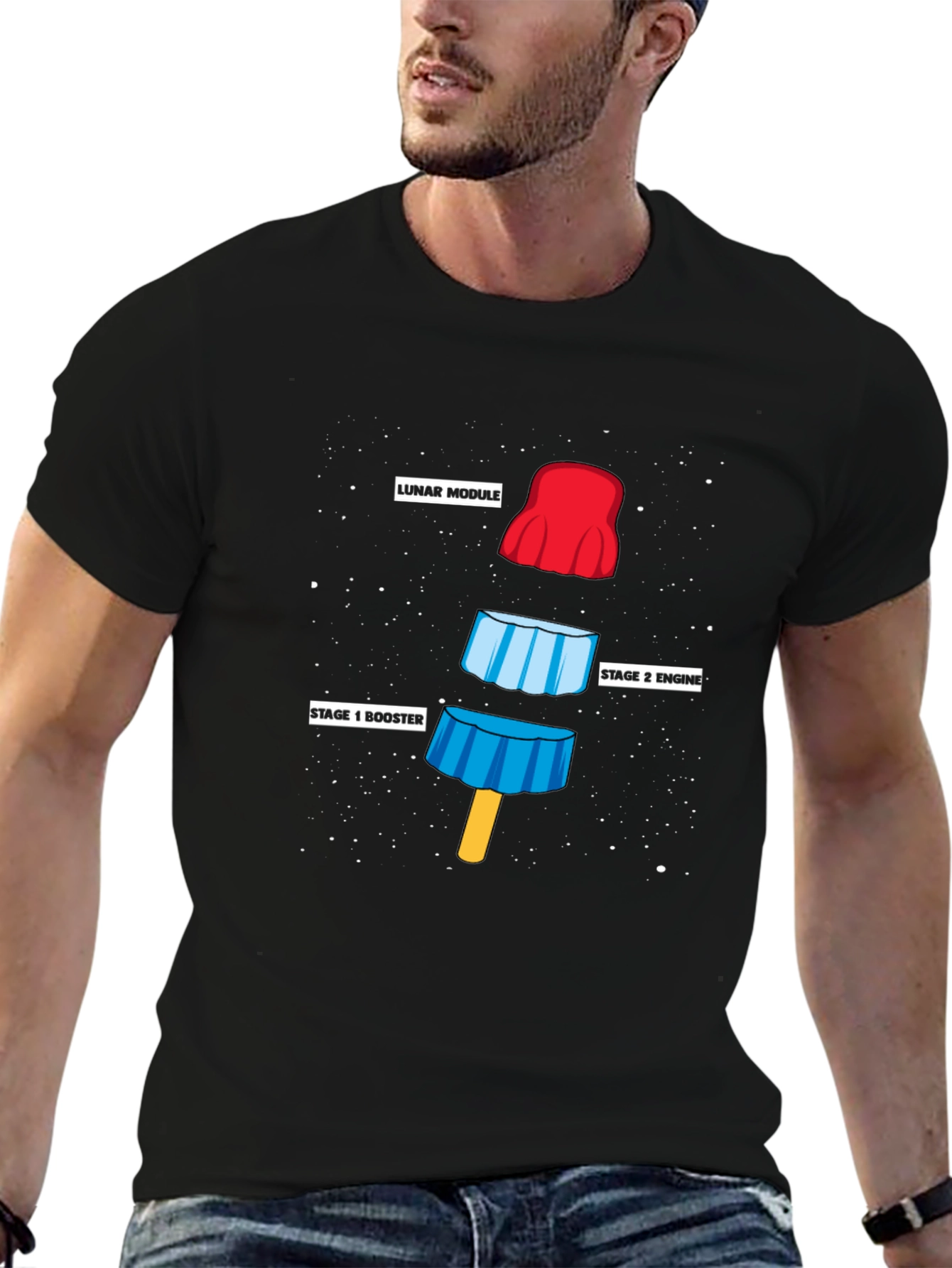 Rocket Pop T-Shirt - Space Humor Tee