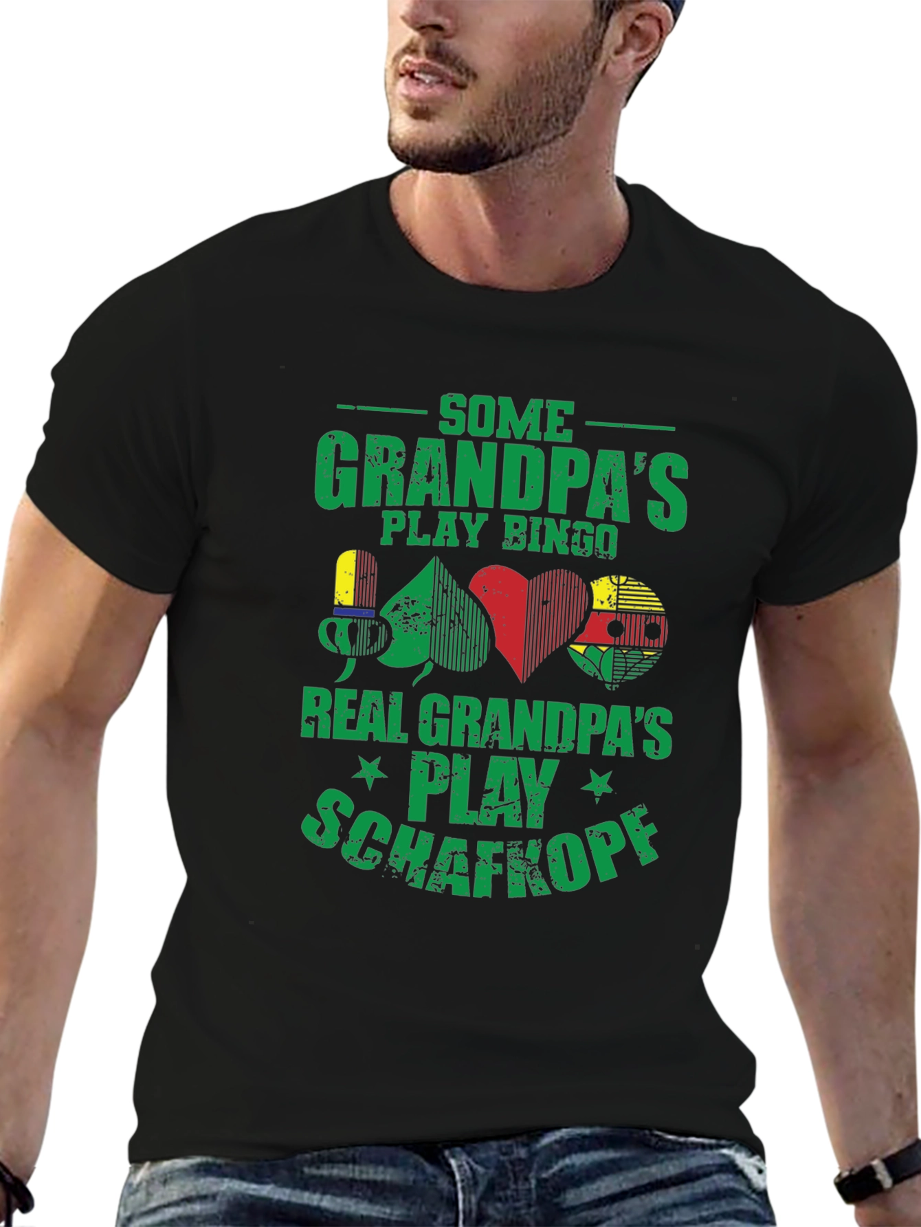 Funny Grandpa Card Game T-Shirt