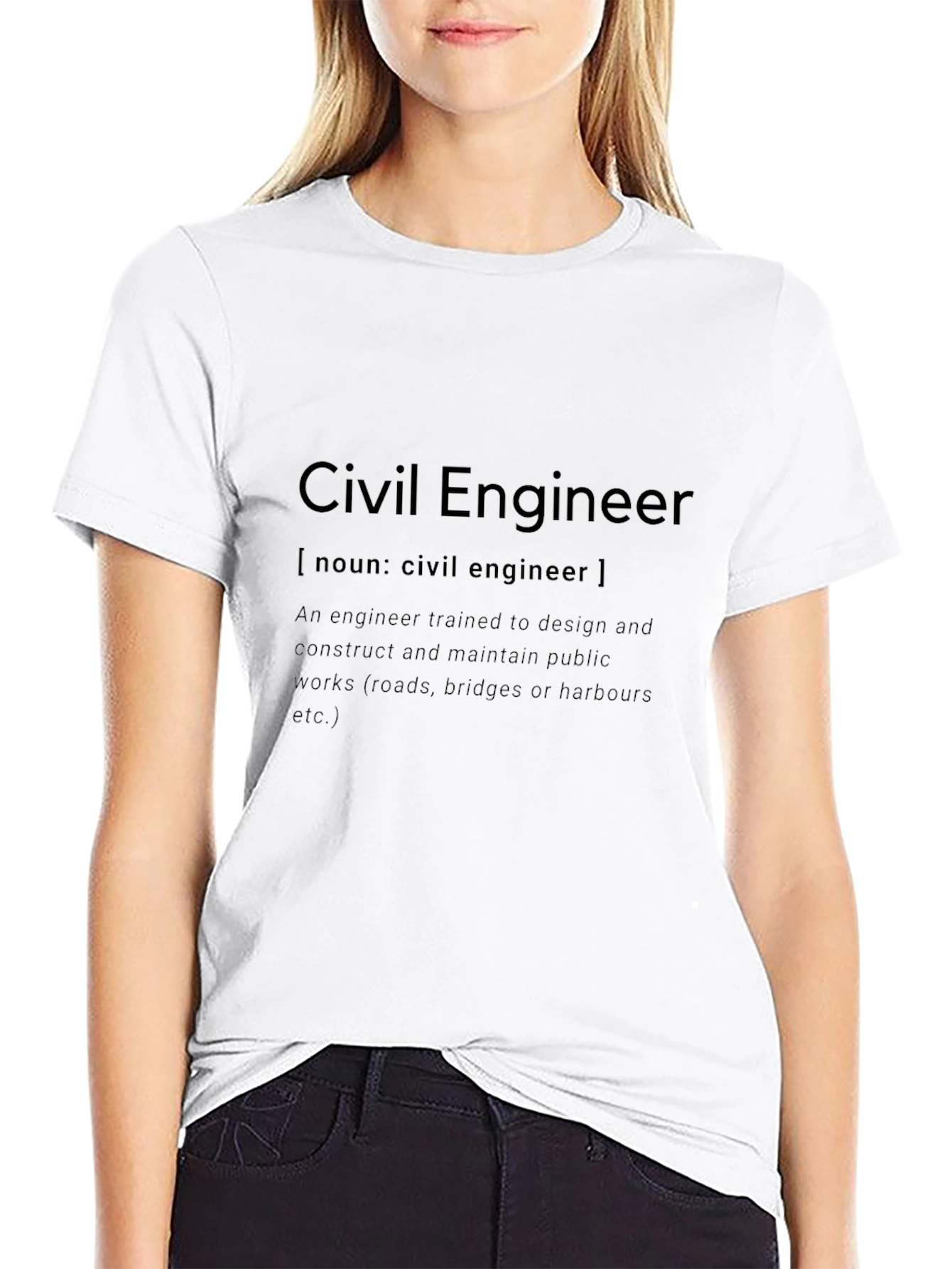 Civil Engineer Definition T-Shirt - Gift for Engineers