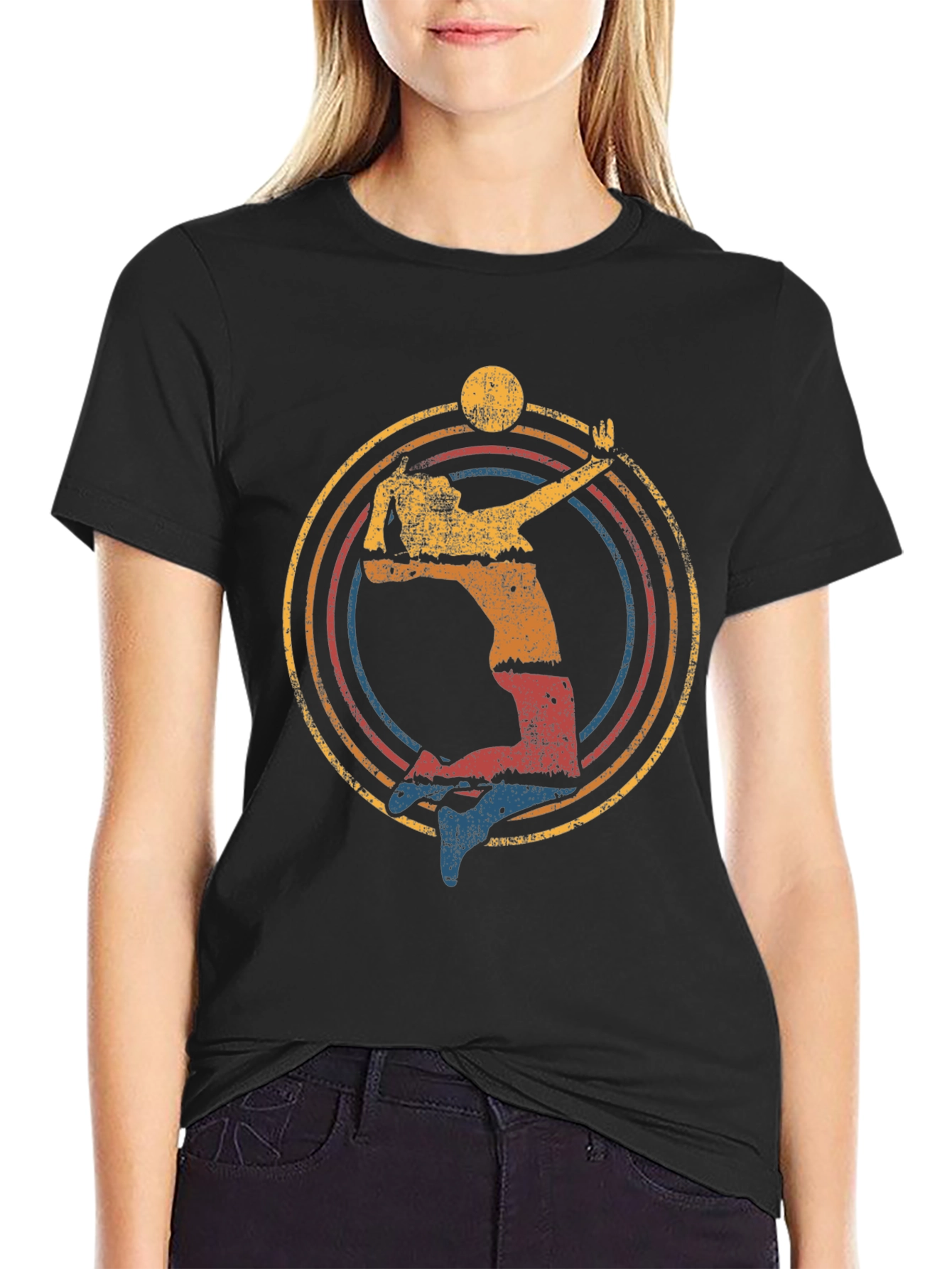 Retro Volleyball Graphic T-Shirt