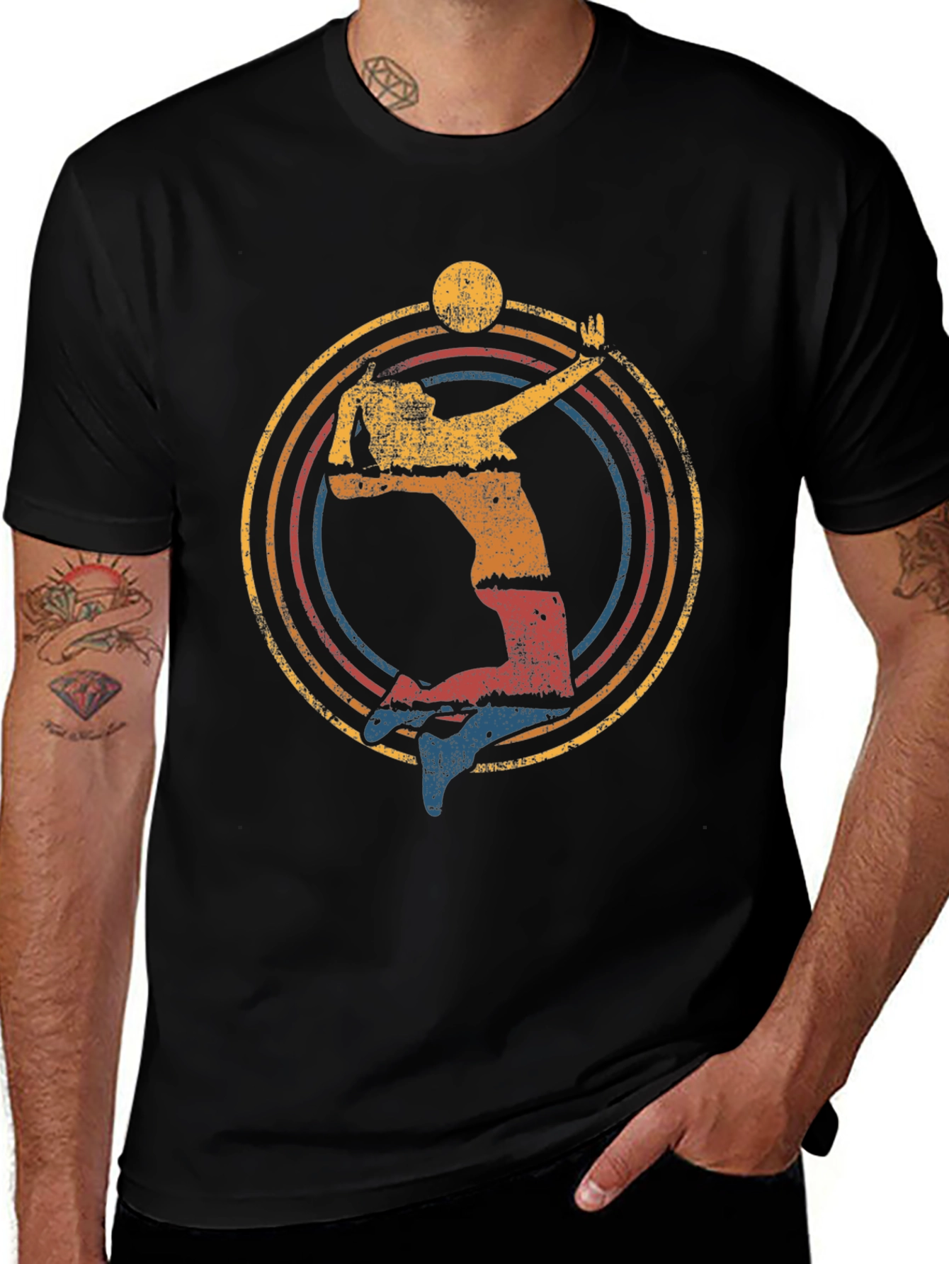 Retro Volleyball Graphic T-Shirt