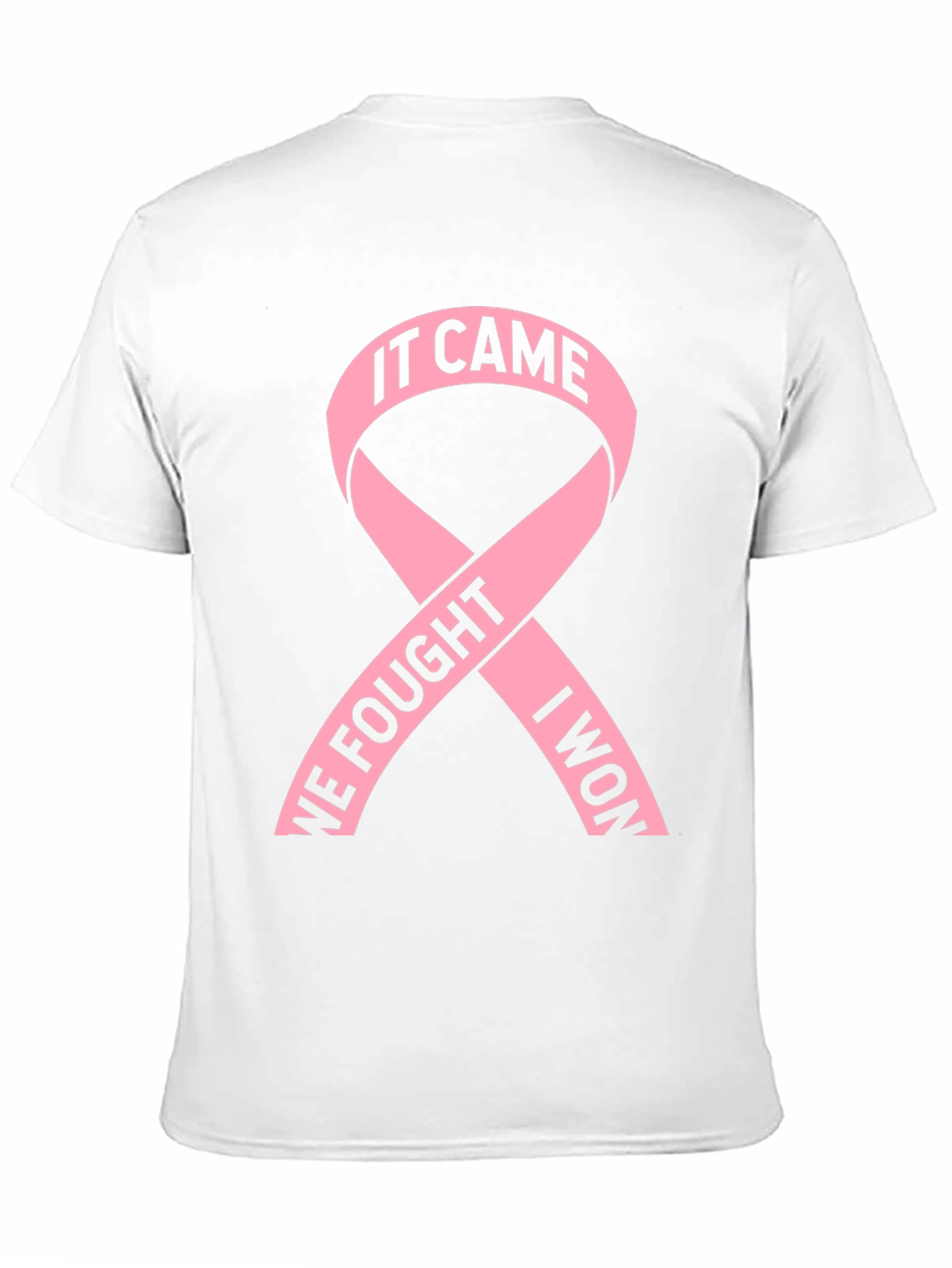 Breast Cancer Awareness T-Shirt Ribbon Black