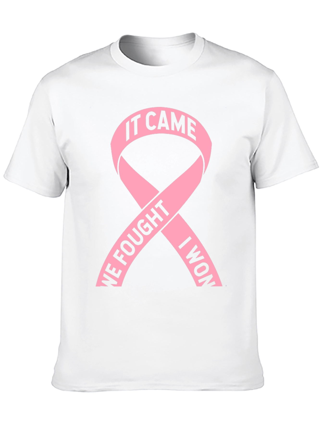Breast Cancer Awareness T-Shirt Ribbon Black