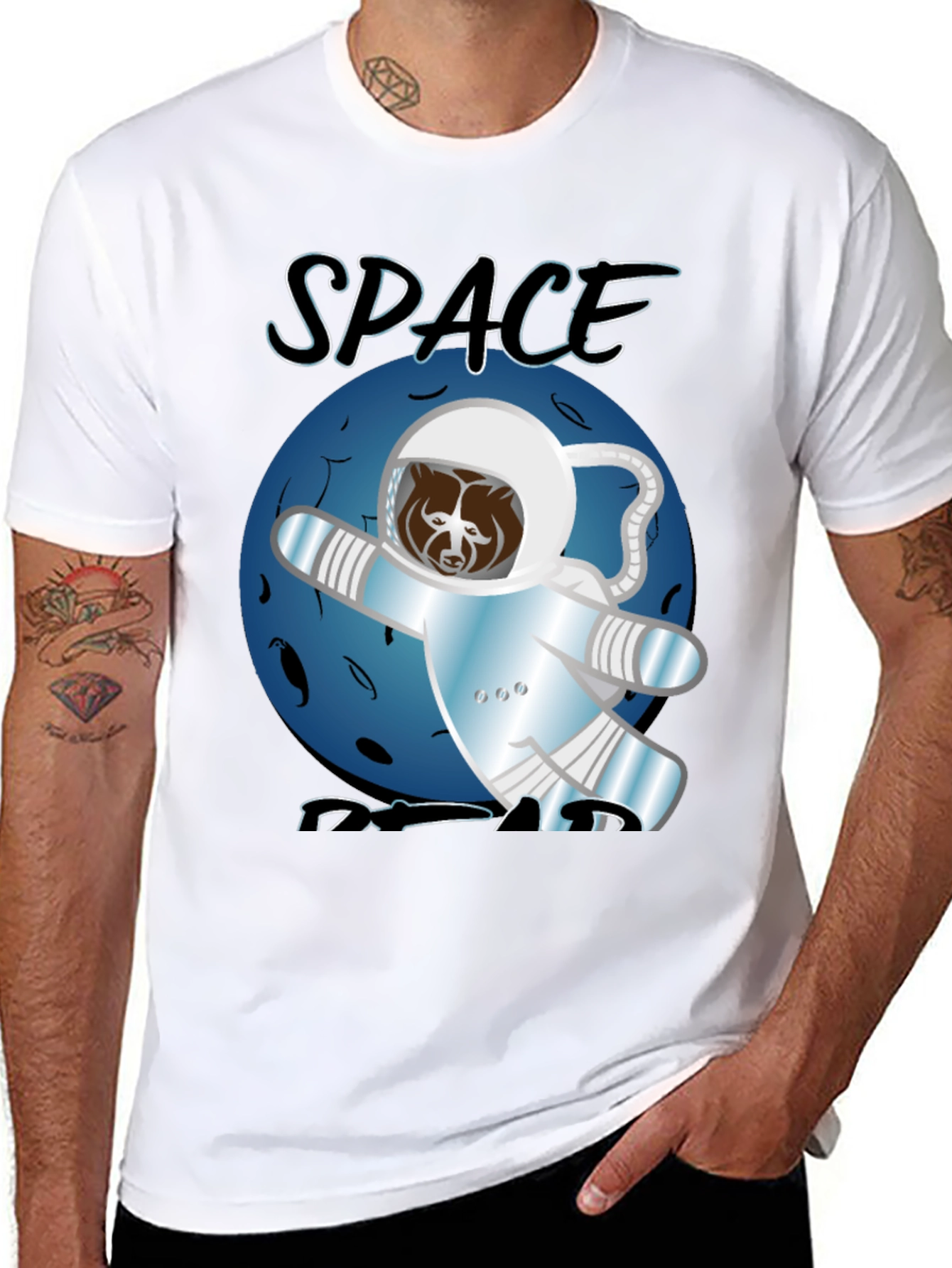 Space Bear T-Shirt - Astronaut Adventure