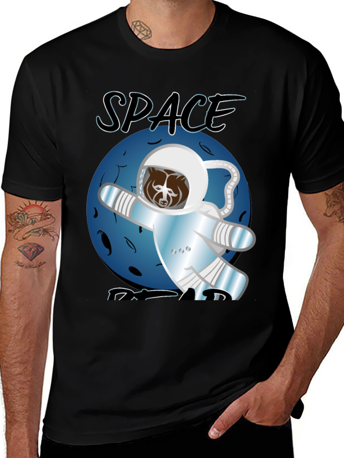 Space Bear T-Shirt - Astronaut Adventure