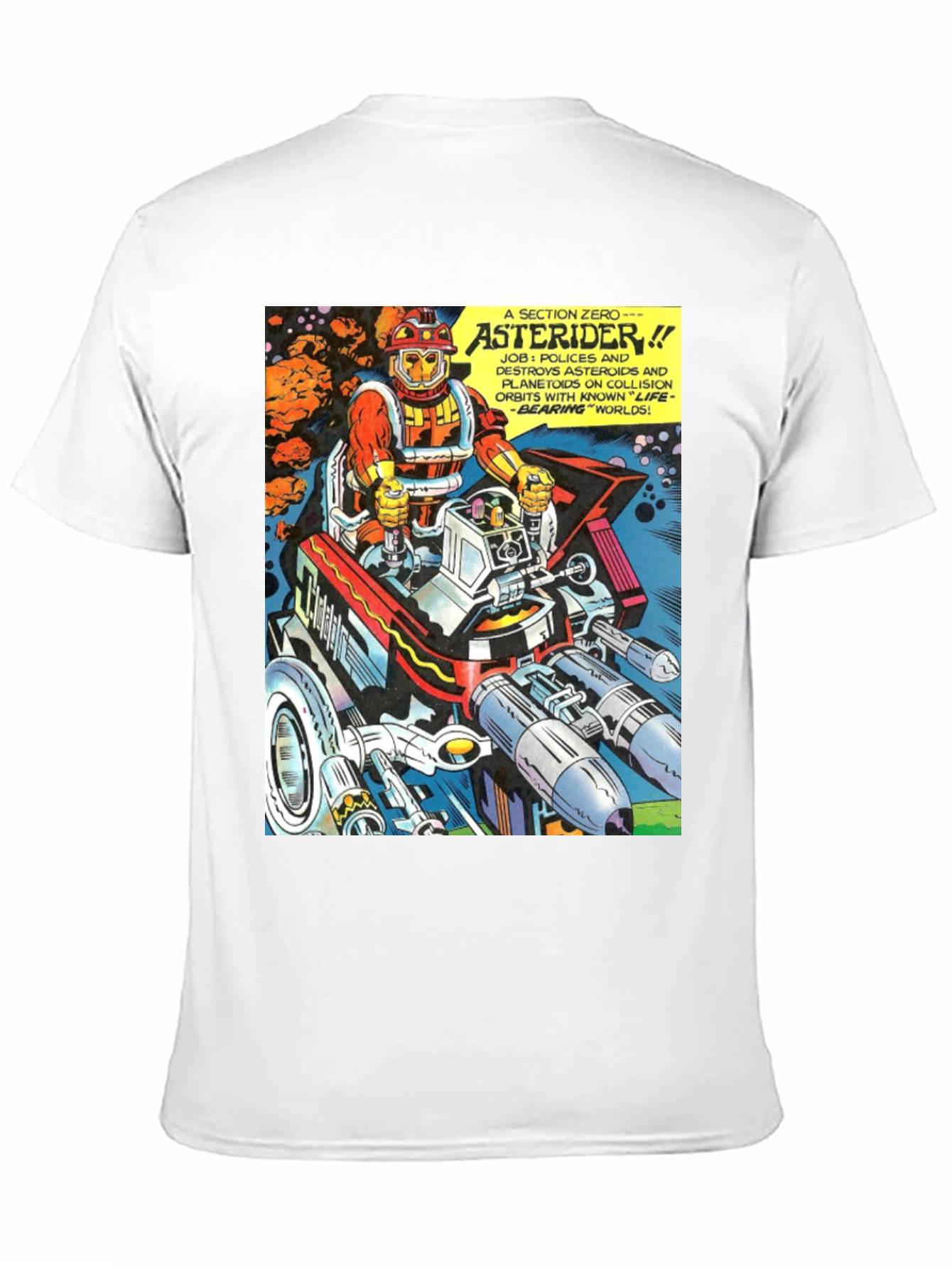 Asterider Comic T-Shirt - Space Patrol Tee