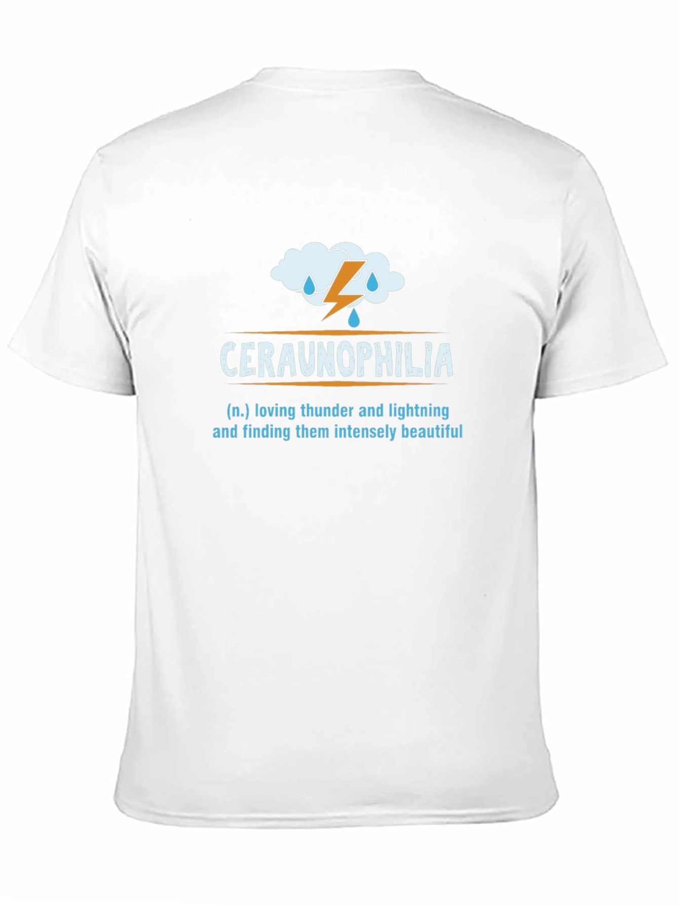 Ceraunophilia Thunder & Lightning Lover Graphic Tee